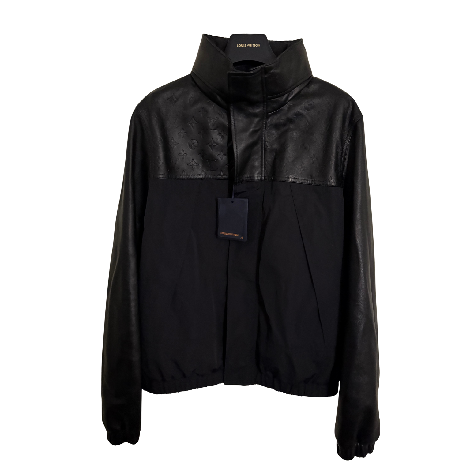 Louis Vuitton Mix Leather Windbreaker / 48