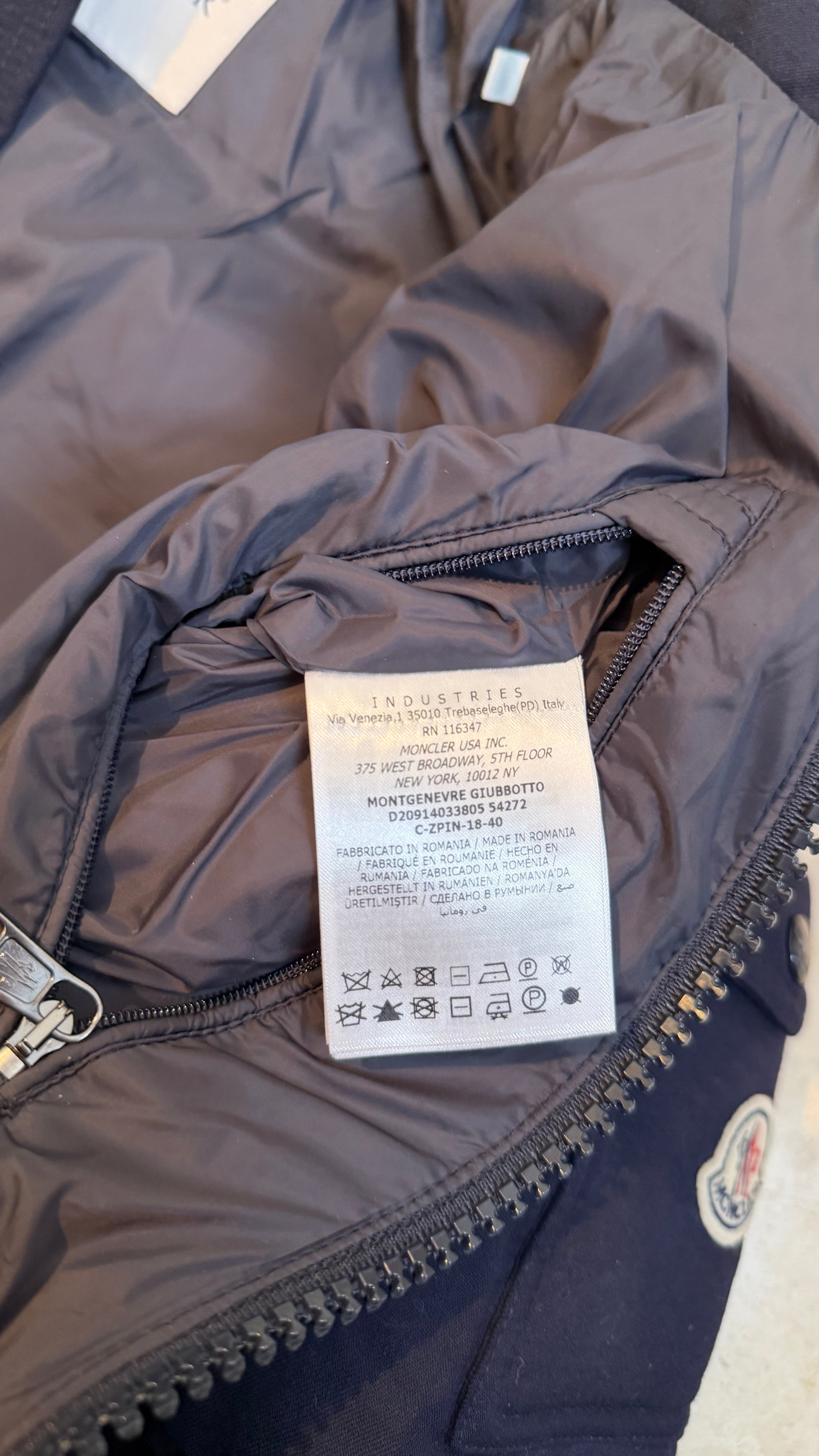 Moncler Montgenevre Jacket Navy