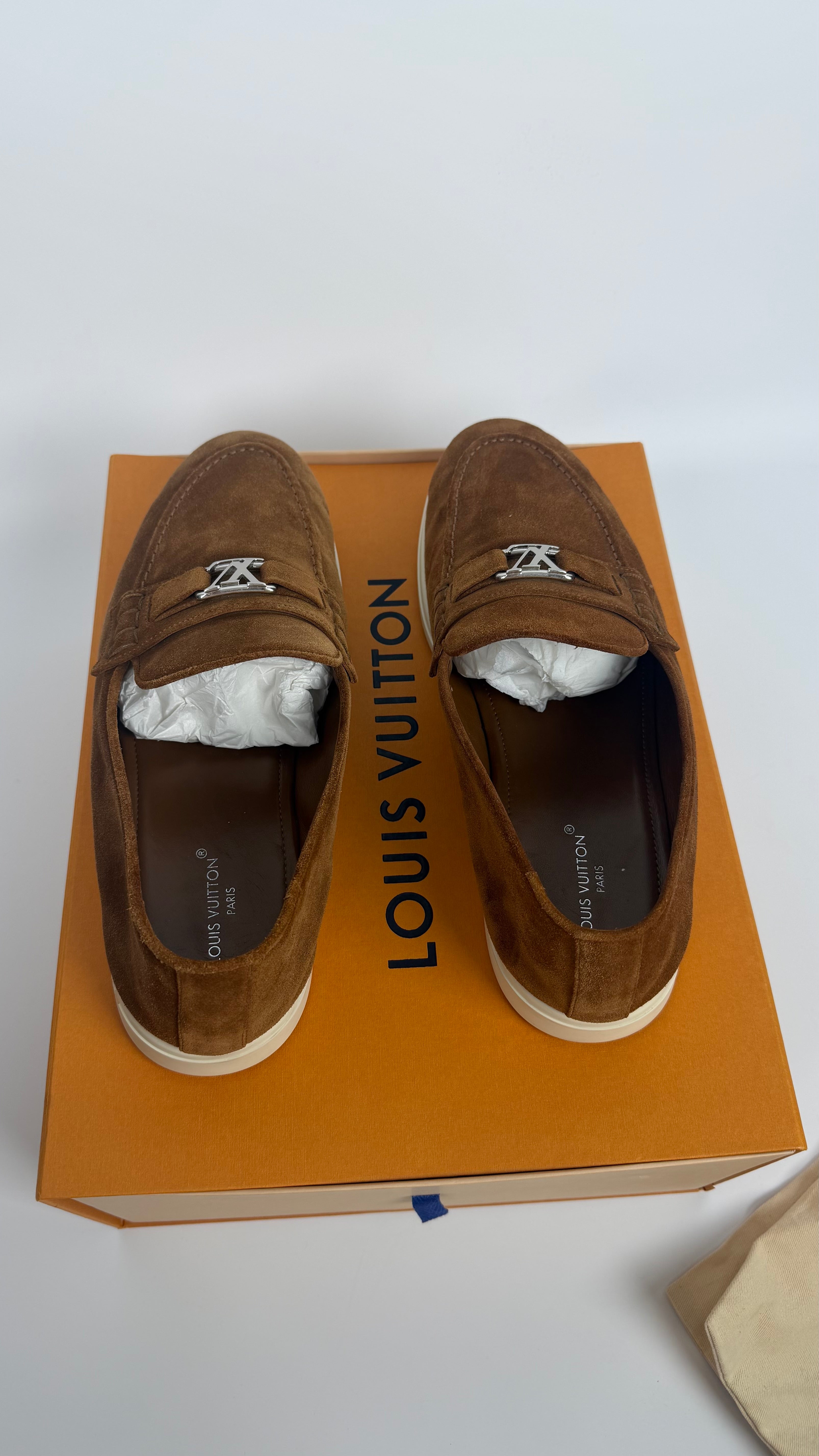 Louis Vuitton Dress Loafers Mocka Brown (43)