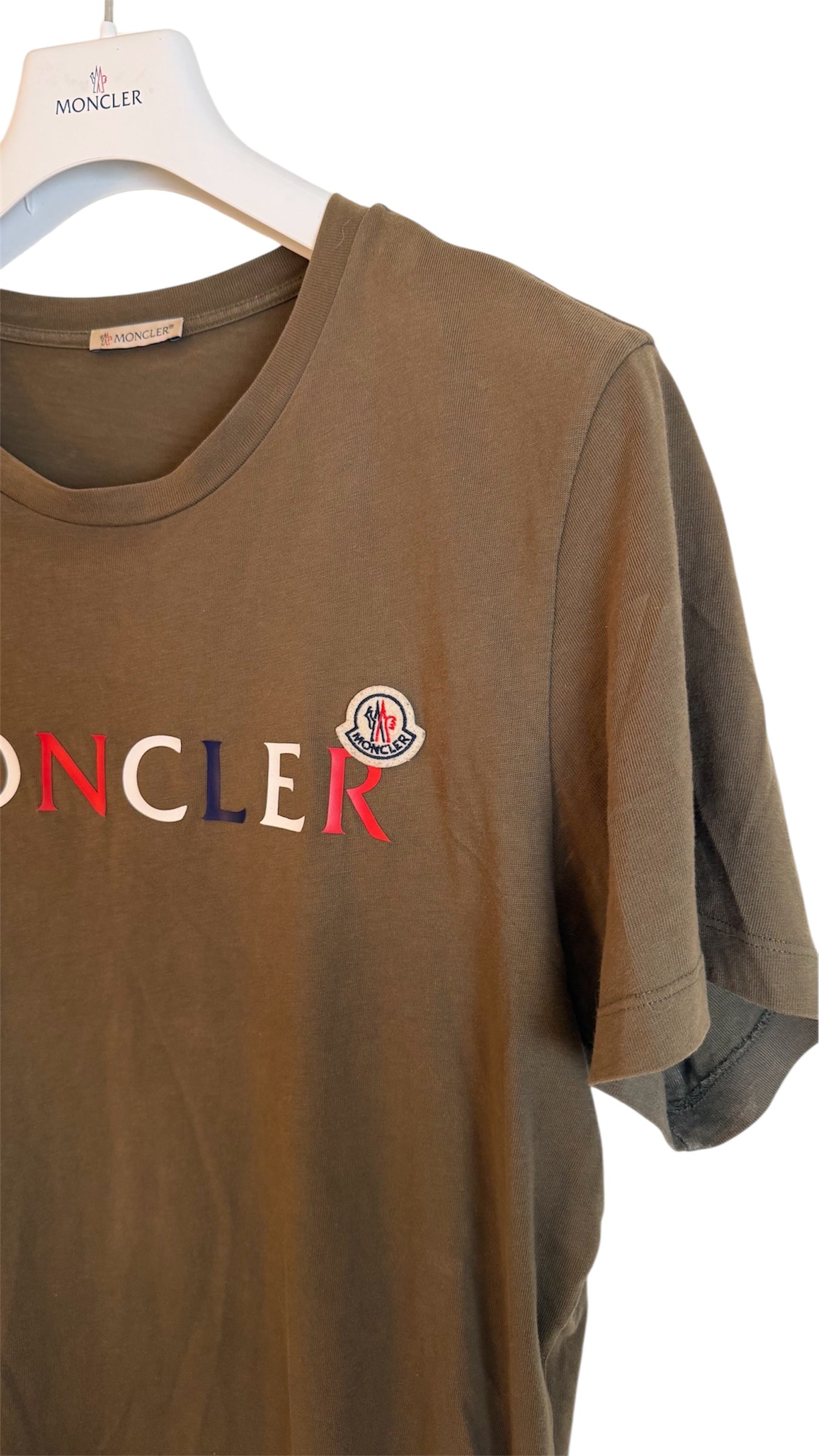 Moncler T-Shirt Khaki Green