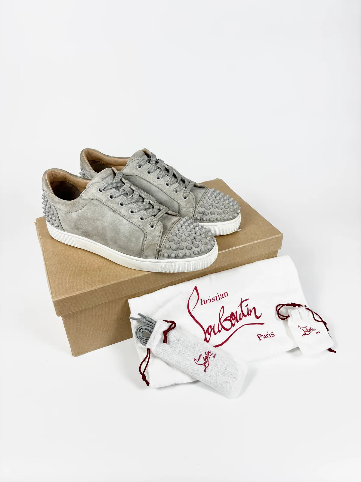 Christian Louboutin Louis Junior Spike Sneaker / 42