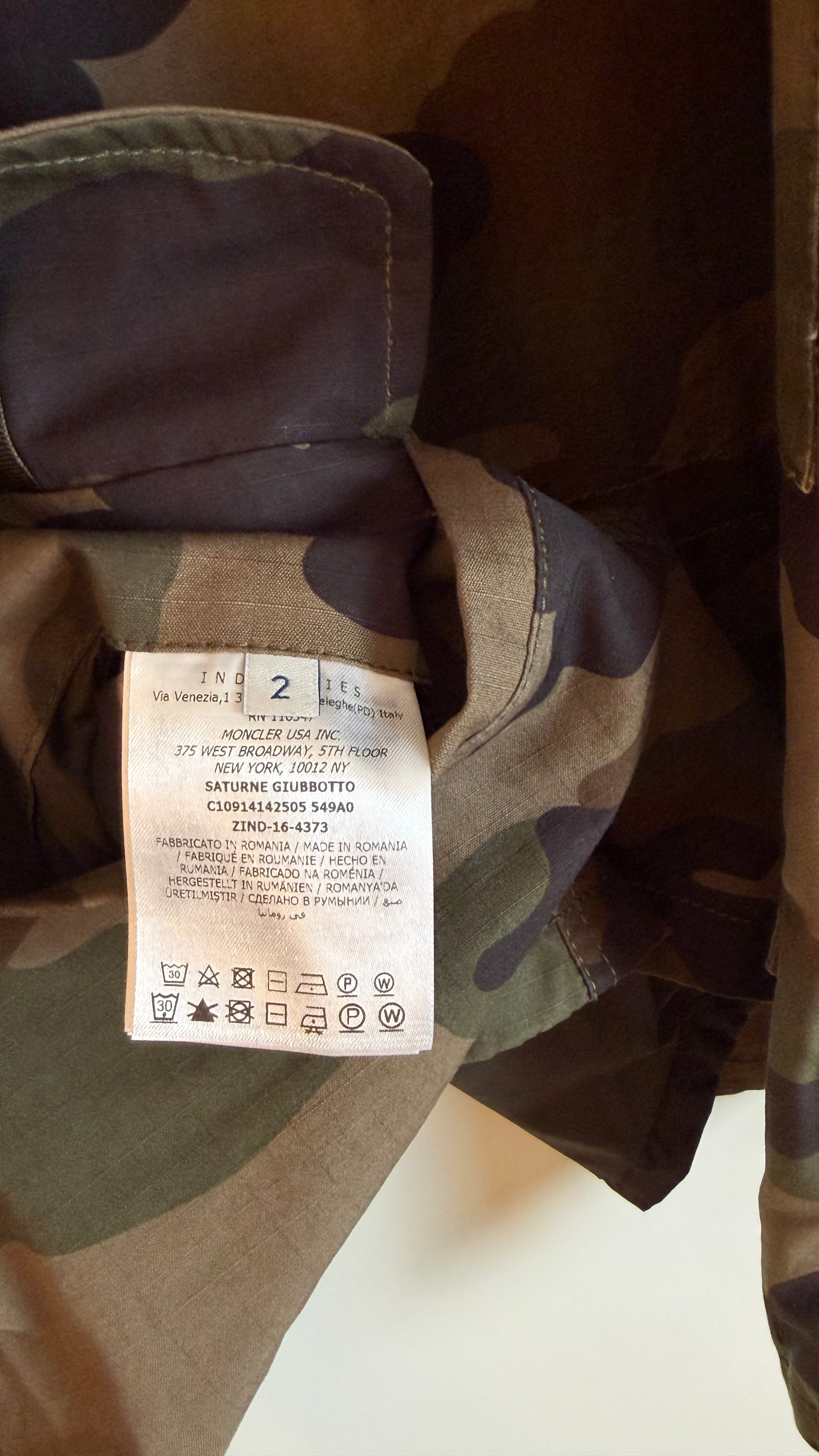 Moncler Reversible Camo Jacket