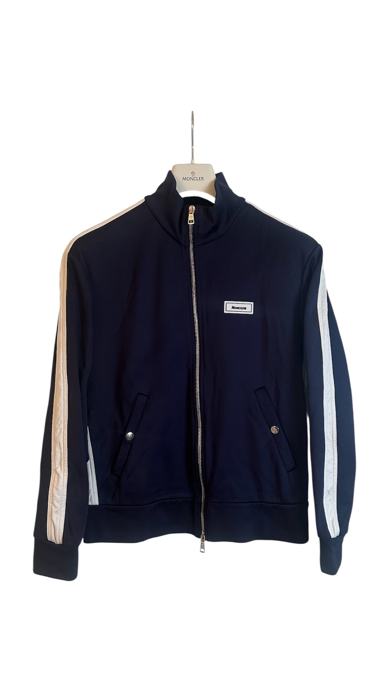 Moncler Zip Hoodie Navy