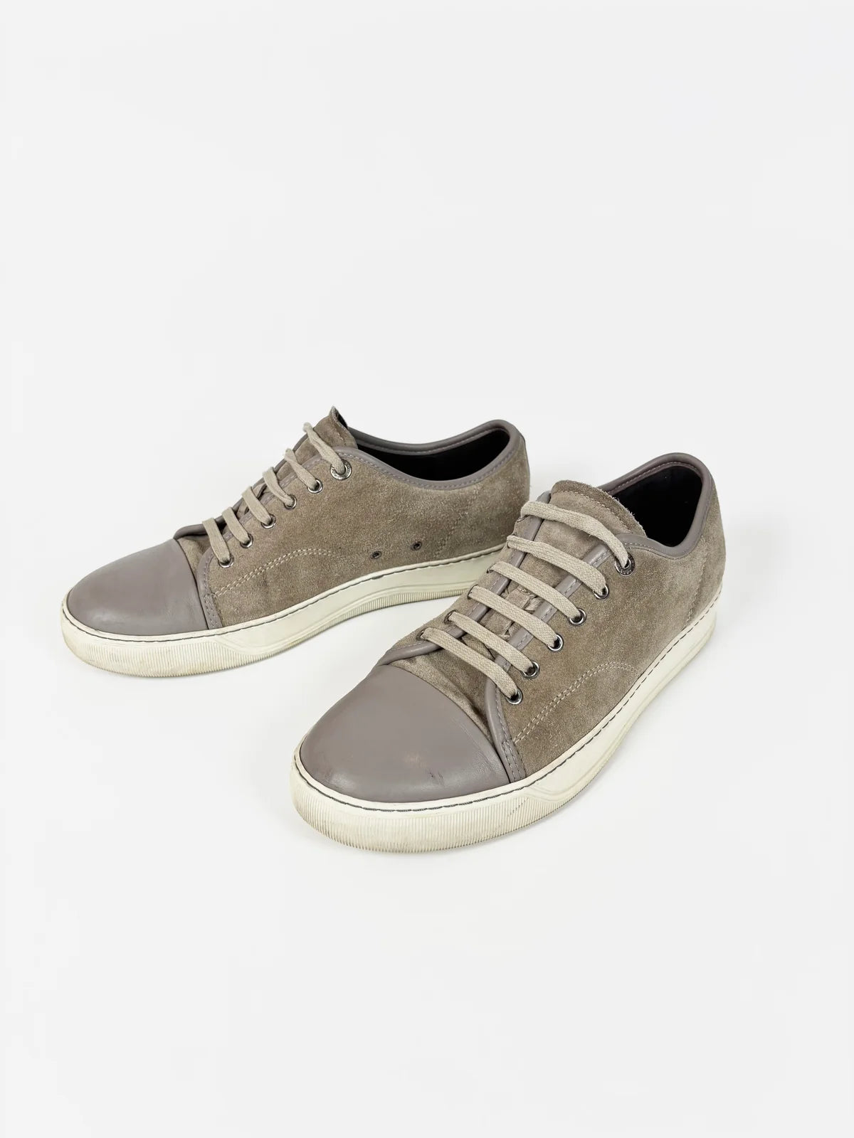 Lanvin Cap Toe Sneakers Begie / 41