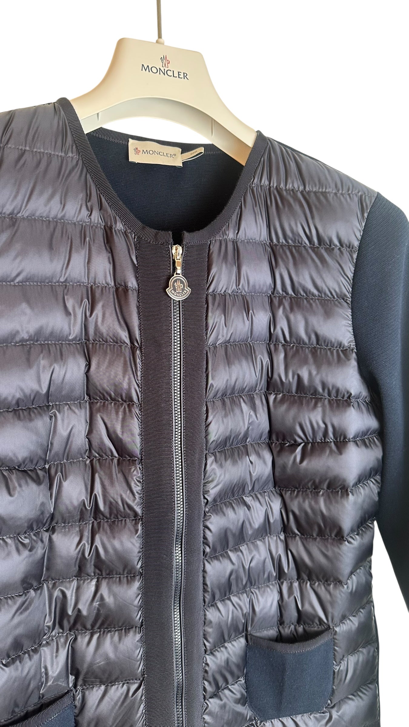 Moncler Cardigan Navy Blue