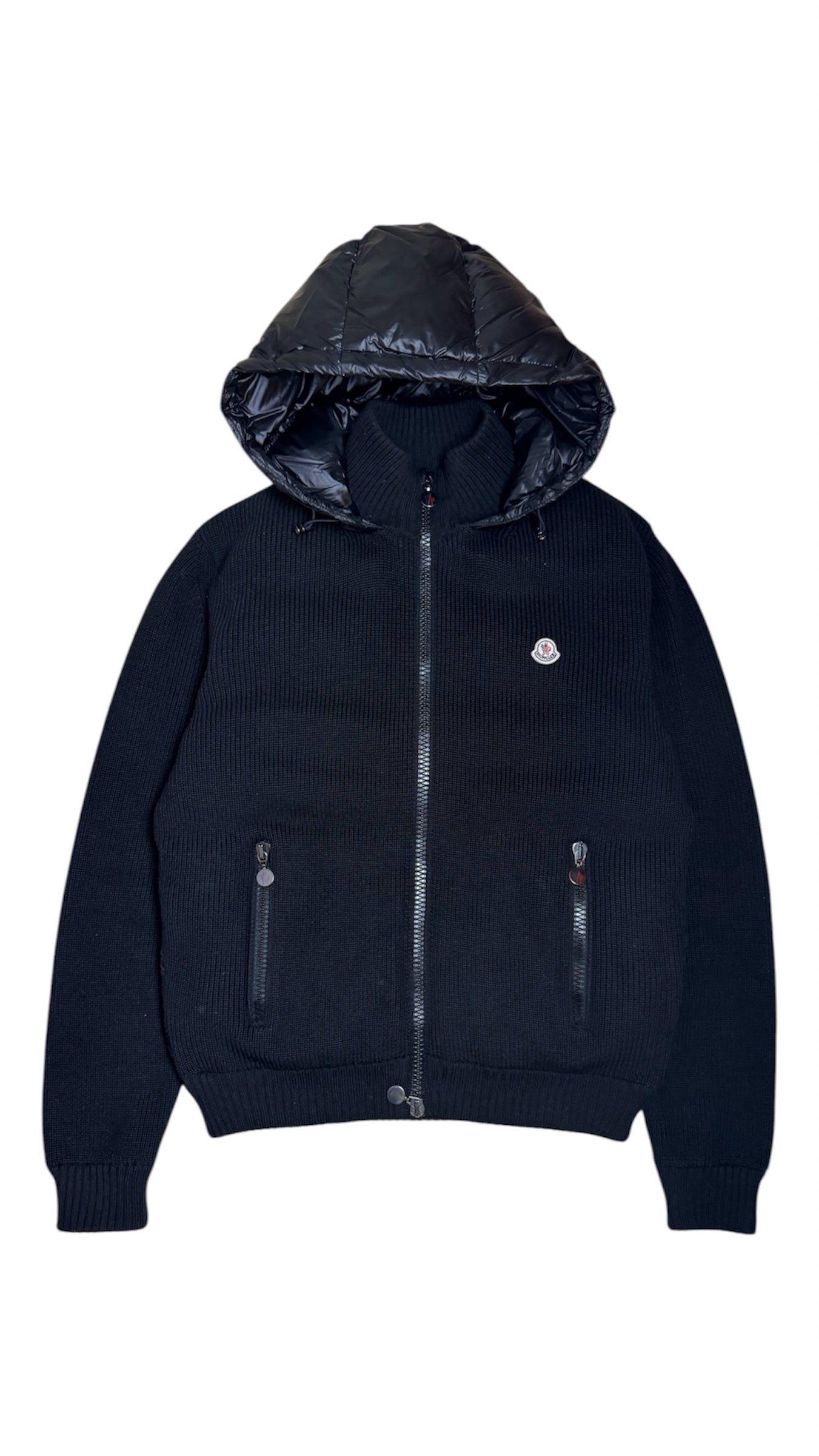 Moncler Padded Cardigan Black