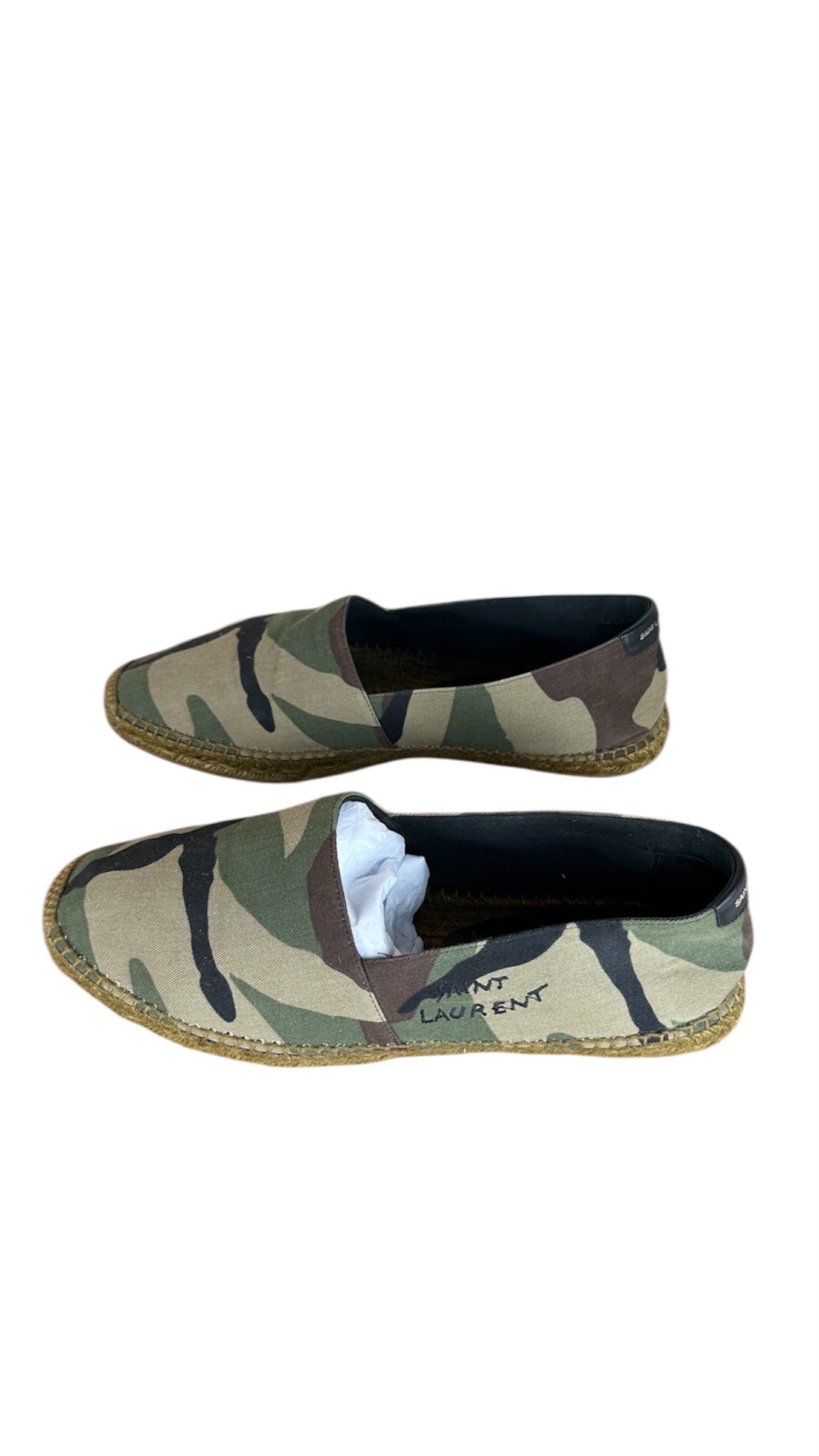 Saint Laurent Camo Espadrilles