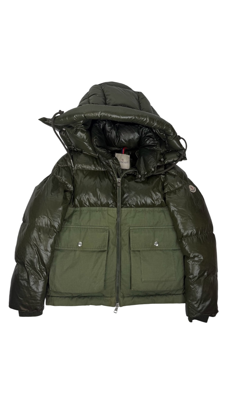 Moncler Hooded Jacket Khaki Green / 2