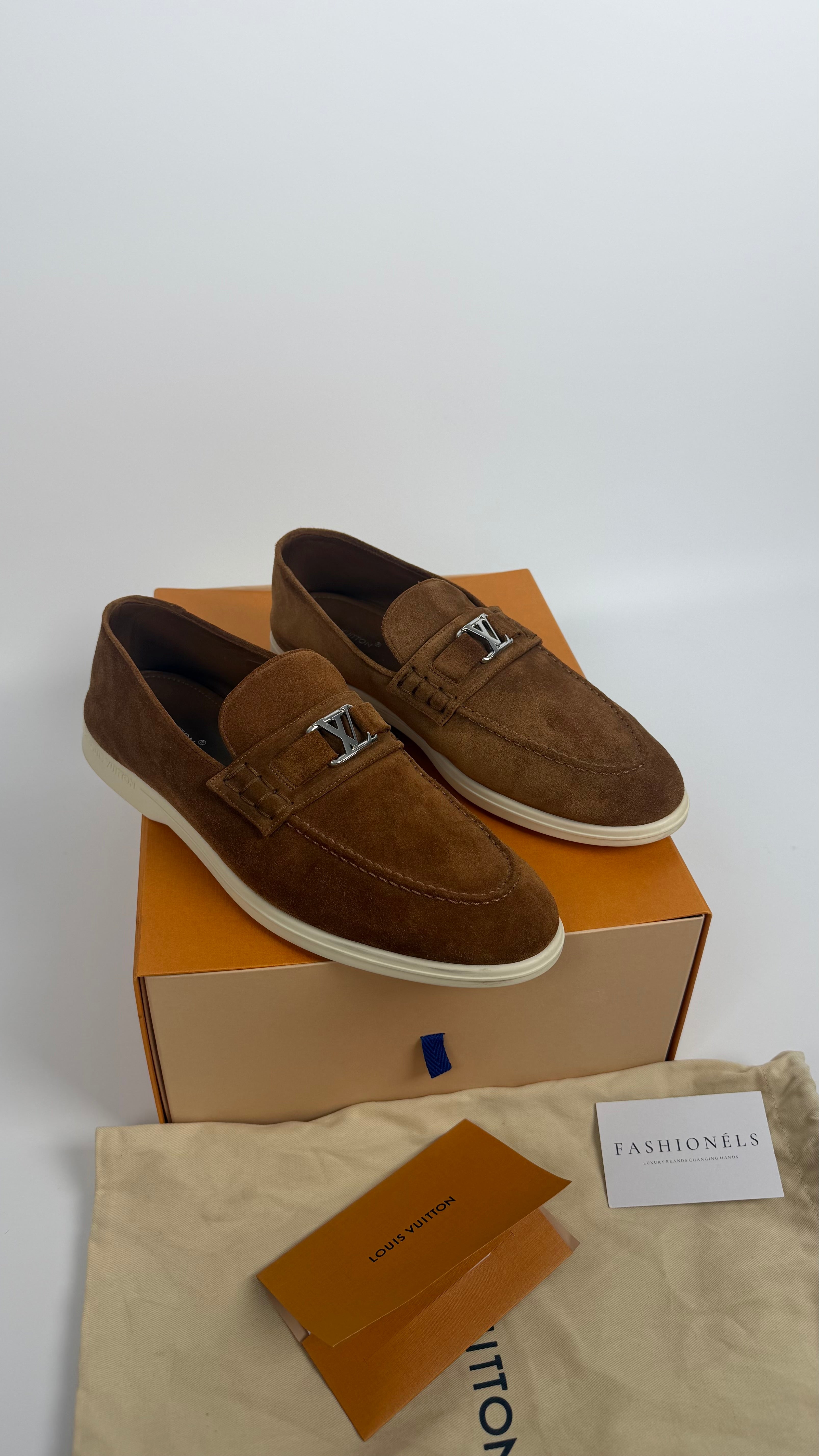 Louis Vuitton Dress Loafers Mocka Brown (43)