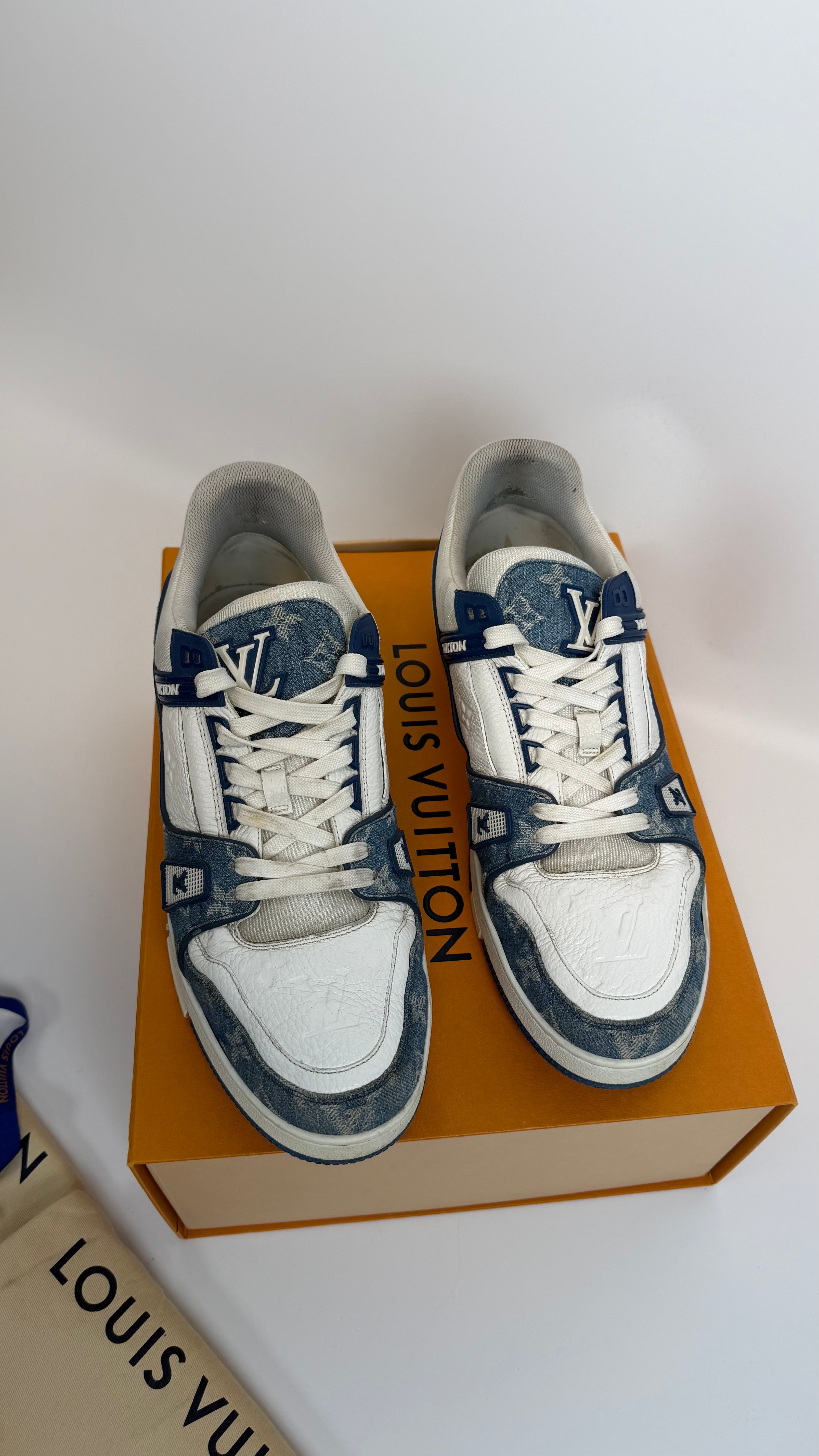 Louis Vuitton Denim Trainers (43)