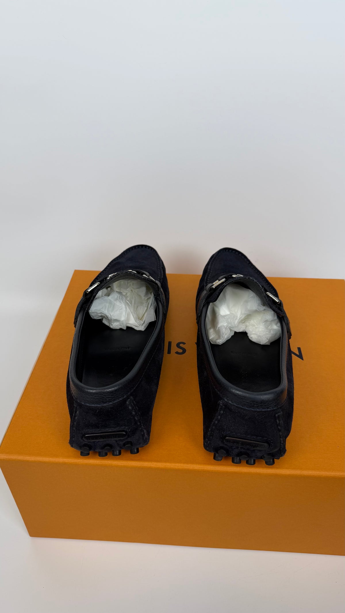 Louis Vuitton Loafers Navy Blue / 41