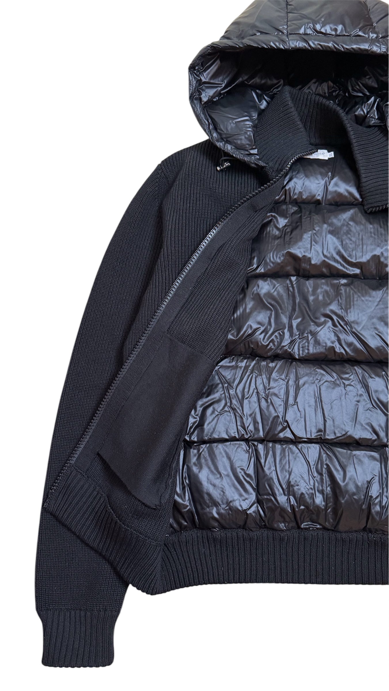 Moncler Padded Cardigan Black
