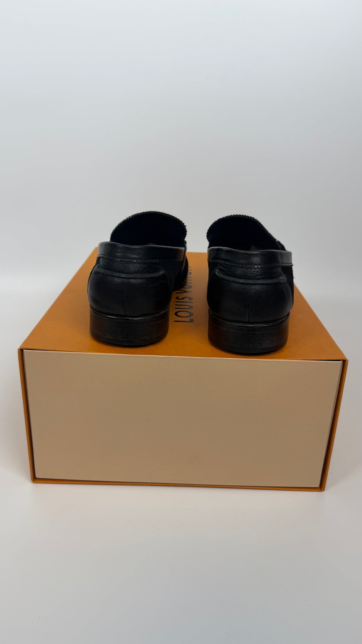 Louis Vuitton Dress Shoes Black Mocka / 42