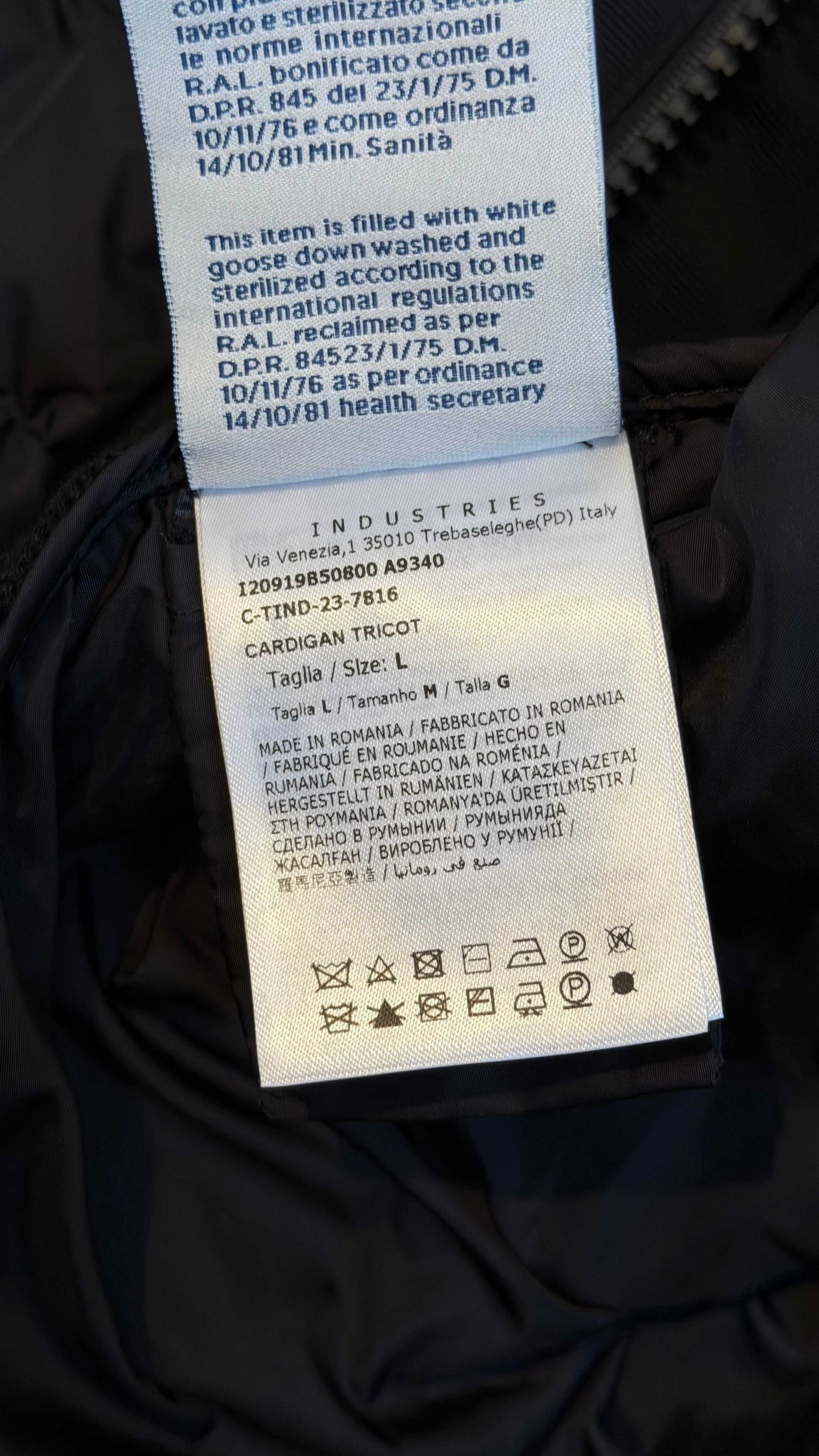 Moncler Tricot Cardigan Black
