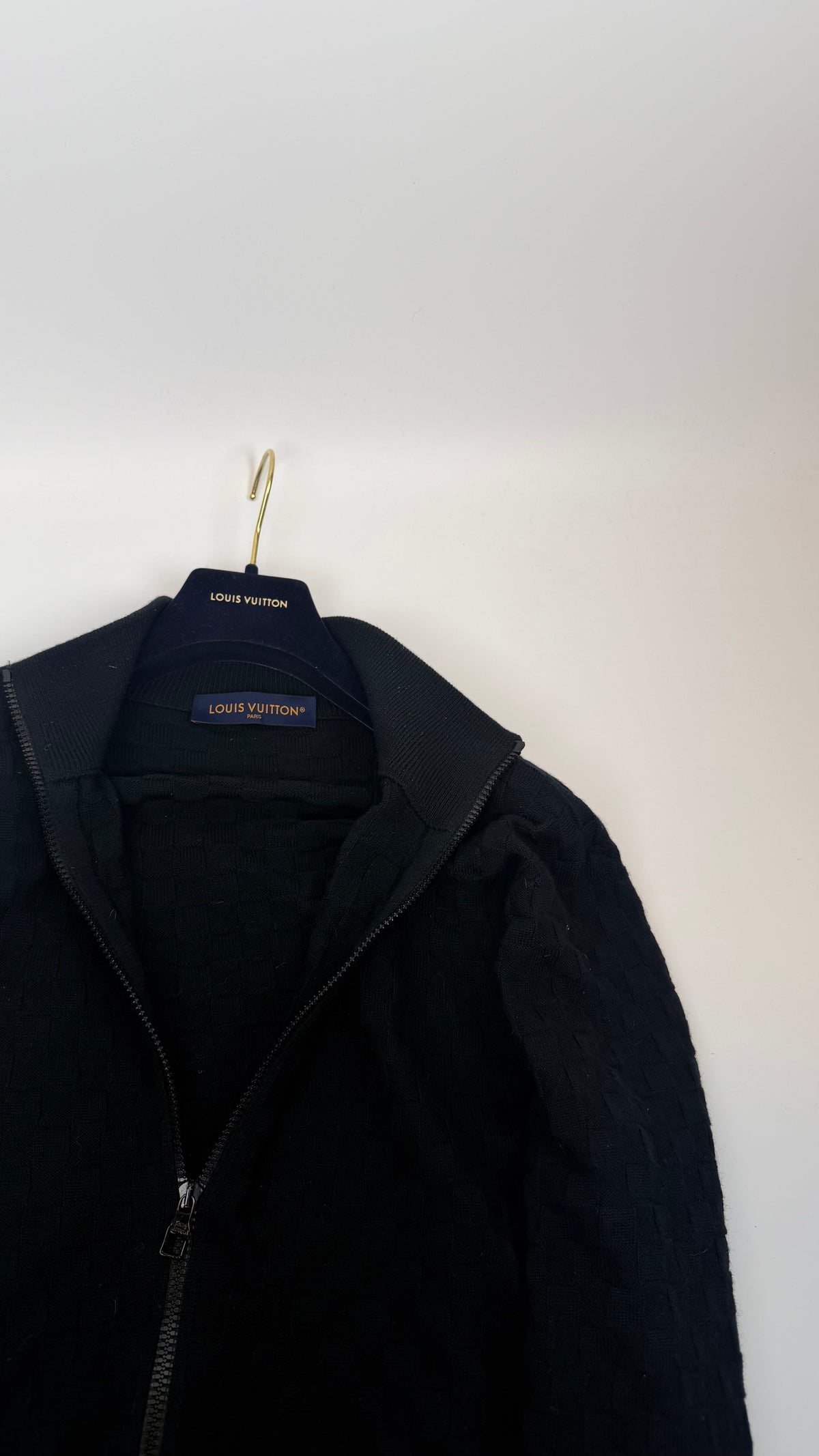 Louis Vuitton Wool Cardigan Black / M