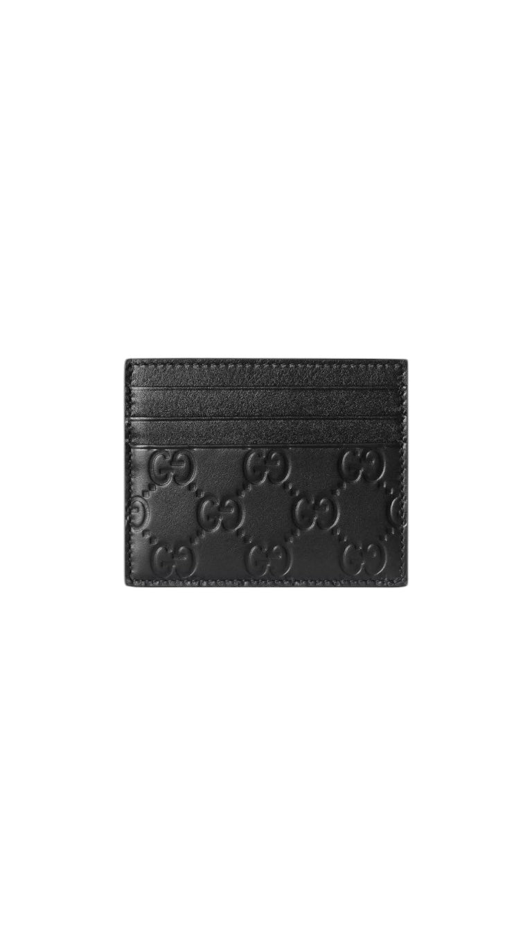 Gucci Leather Monogram Wallet