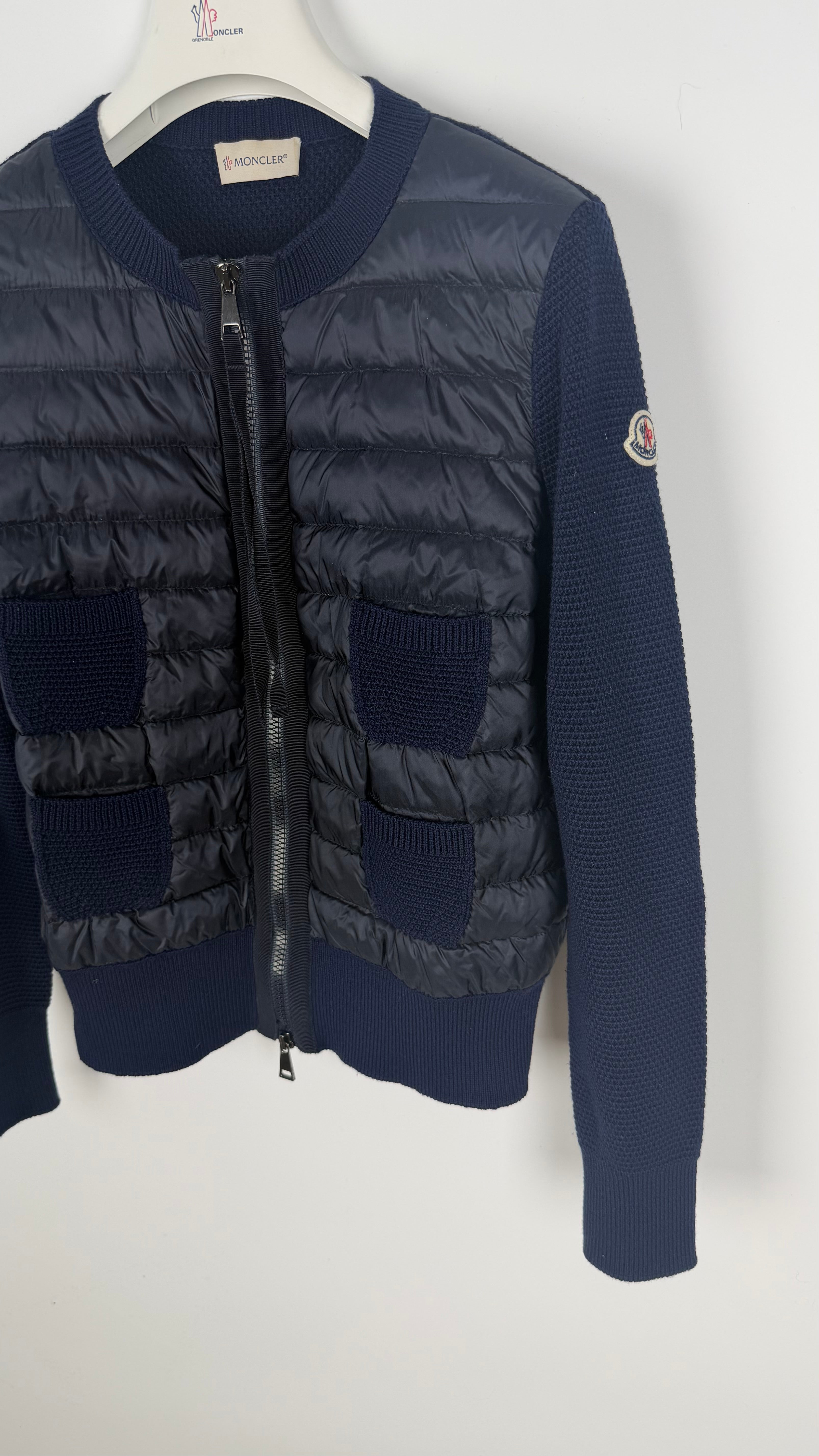 Moncler Cardigan tricot Navy (S)