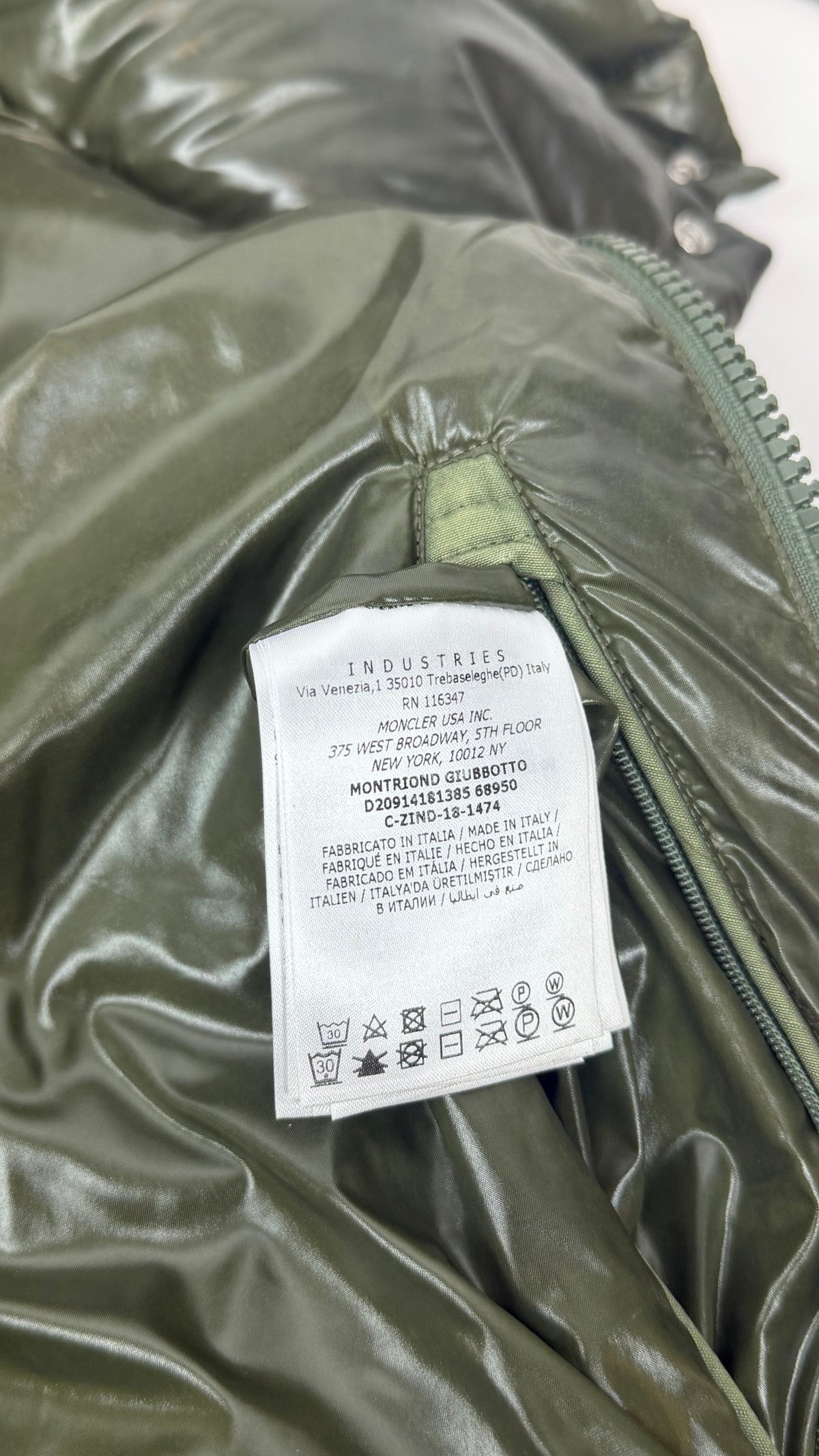 Moncler Hooded Jacket Khaki Green / 2