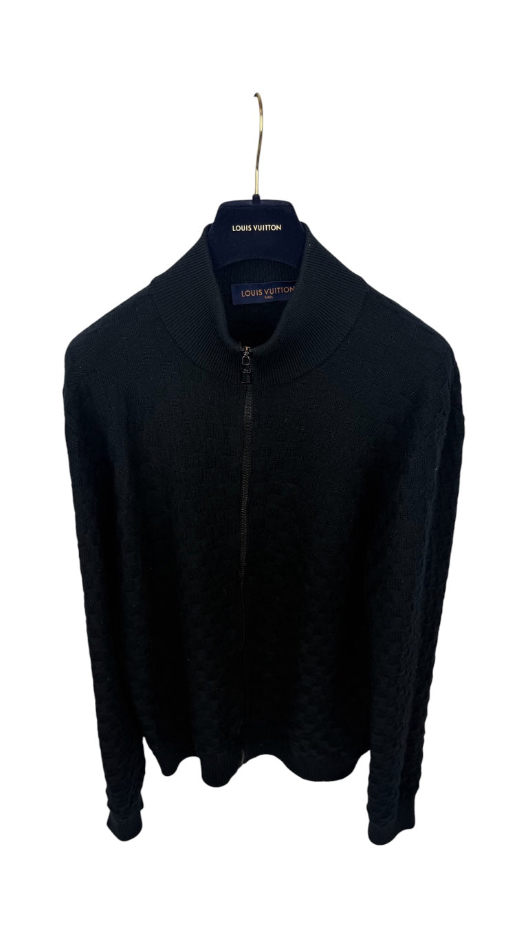 Louis Vuitton Wool Cardigan Black / M