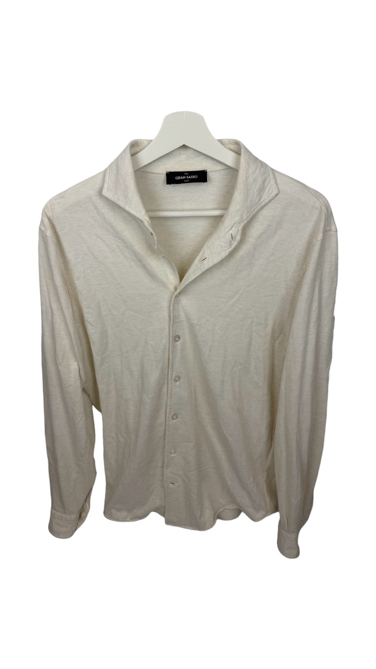 Gran Sasso Cashmere Mix Shirt Begie / 50