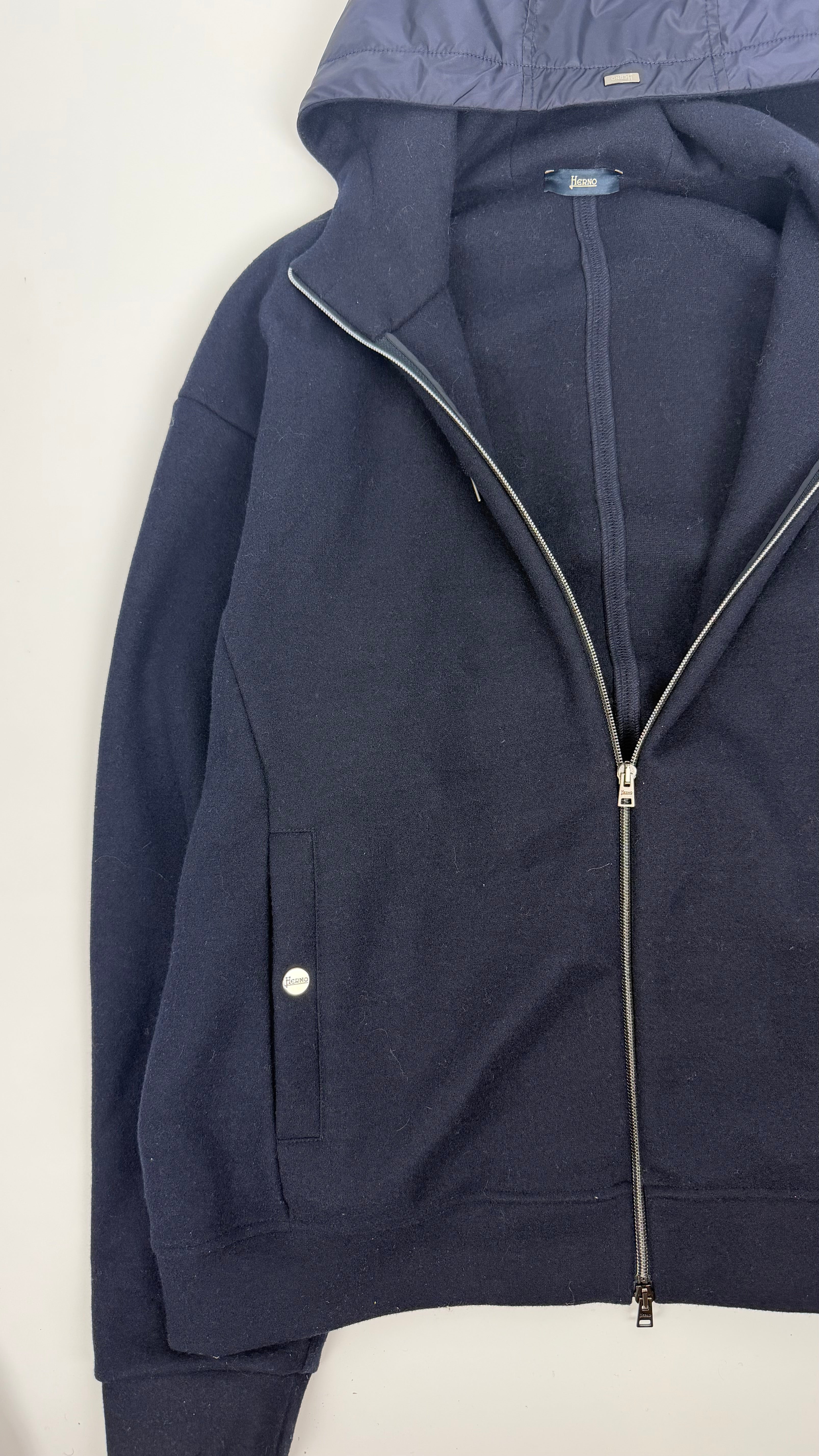 Herno Wool Cardigan Navy (L)
