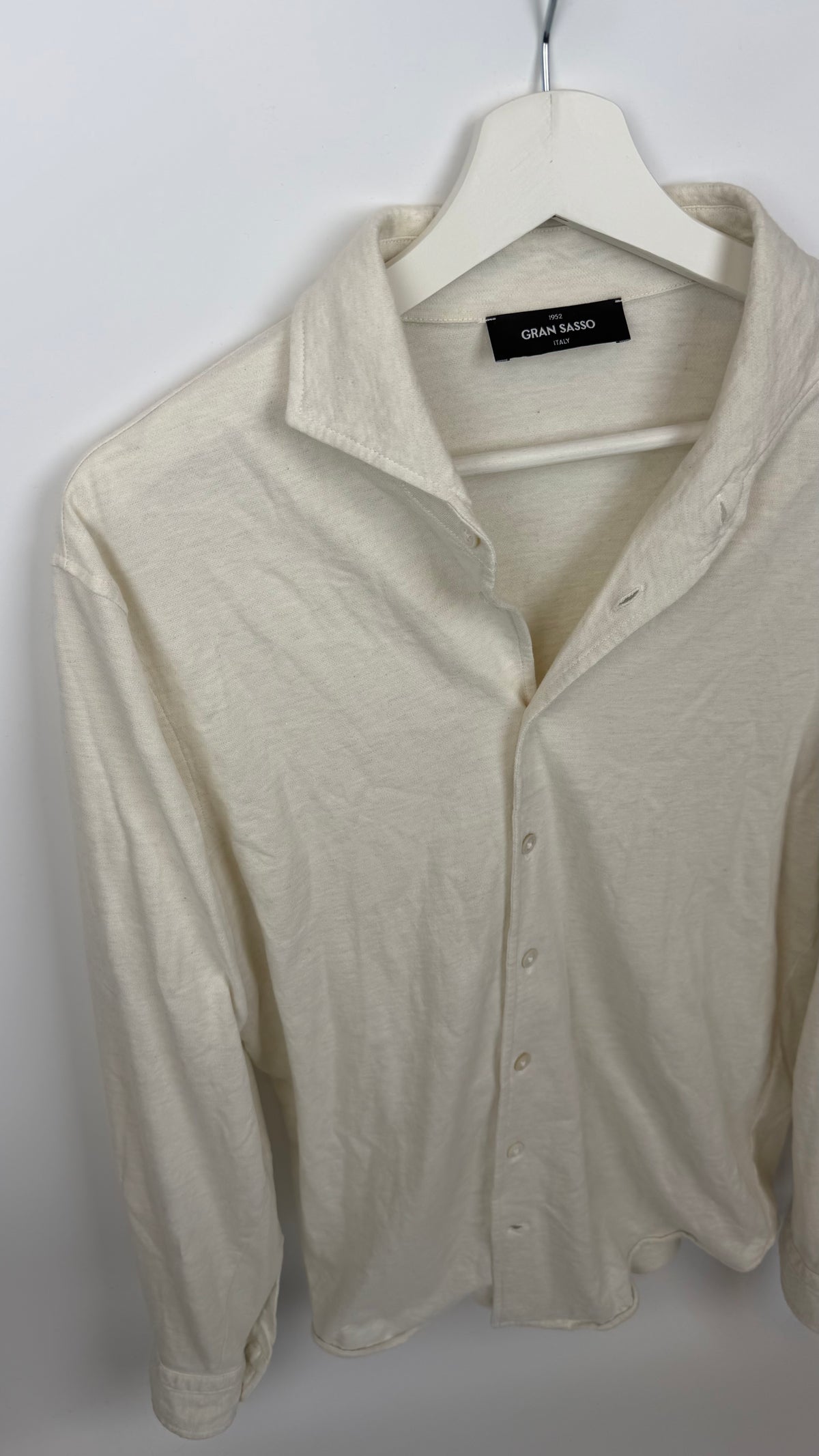 Gran Sasso Cashmere Mix Shirt Begie / 50