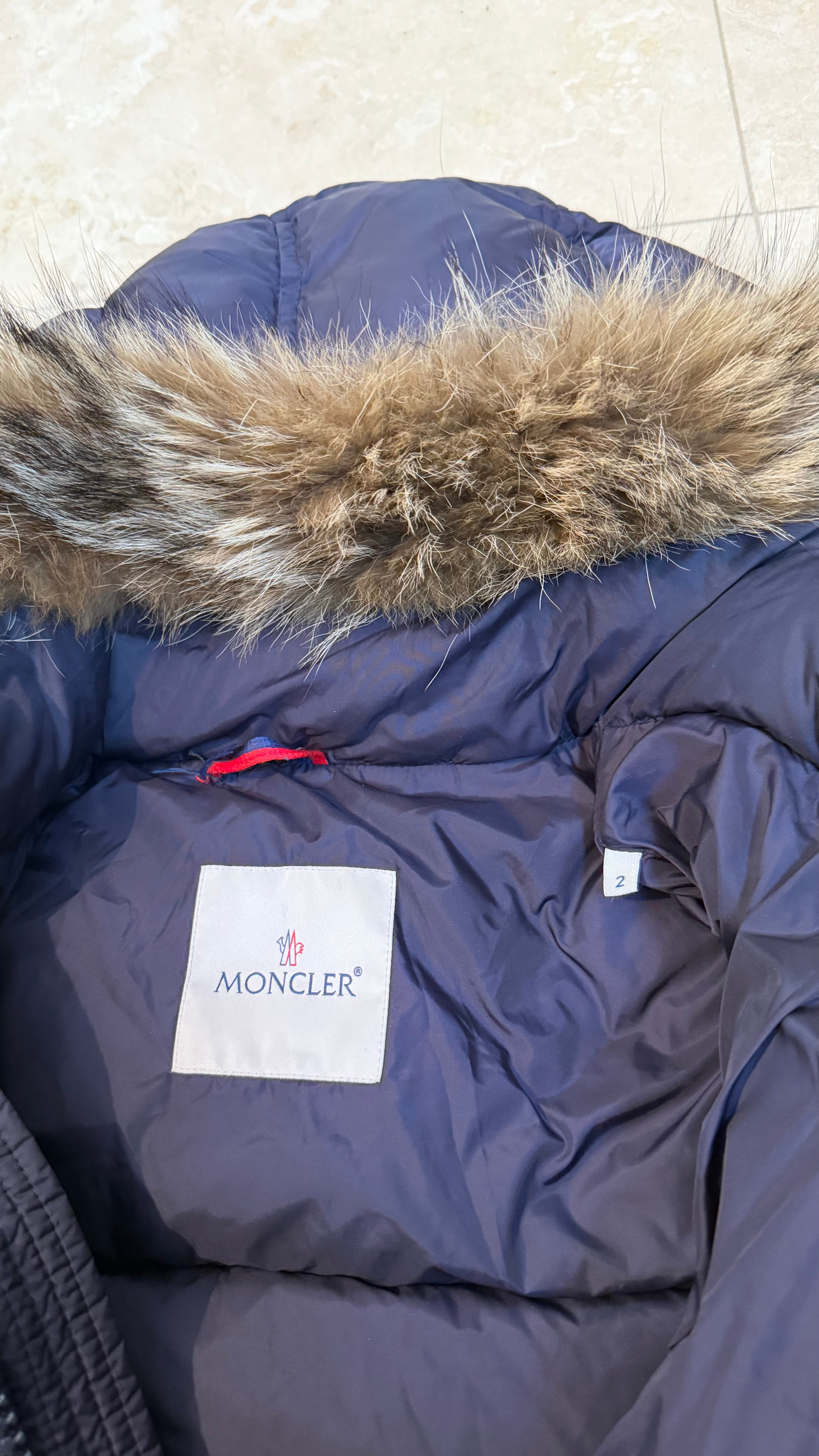Moncler Cluny Parka Navy