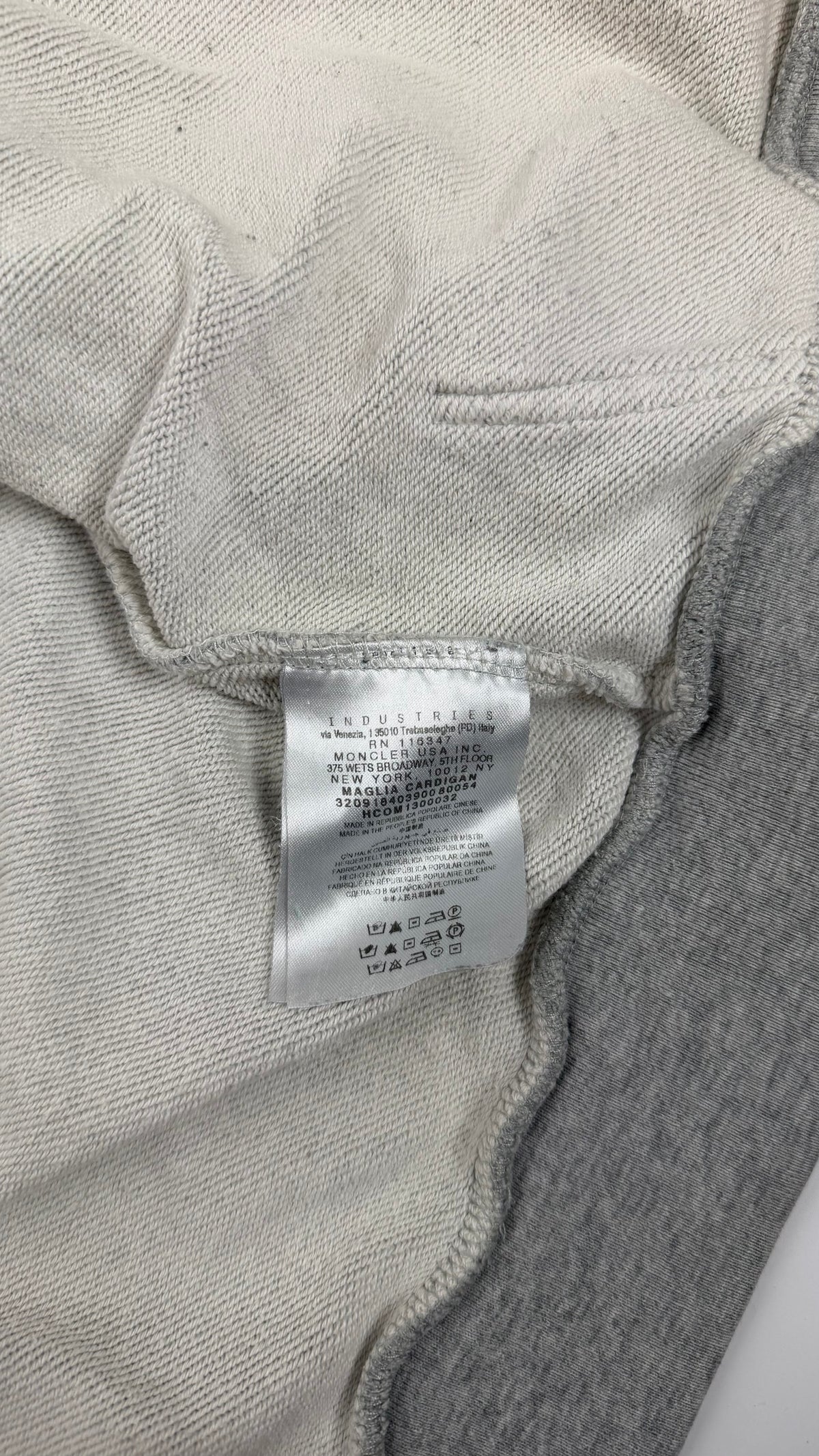 Moncler Maglia Zip Cardigan Grey / M