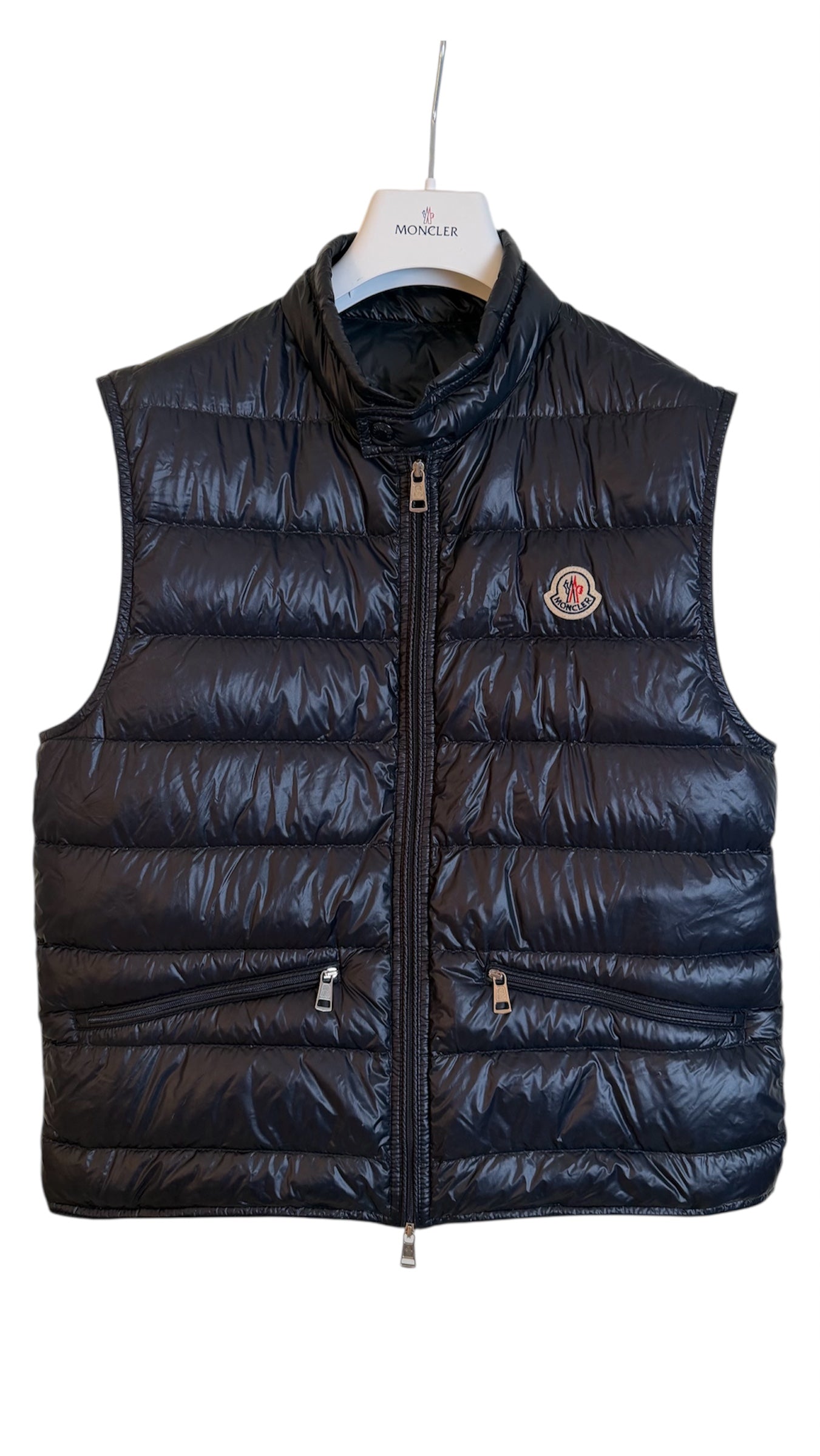 Moncler Gui Vest Navy