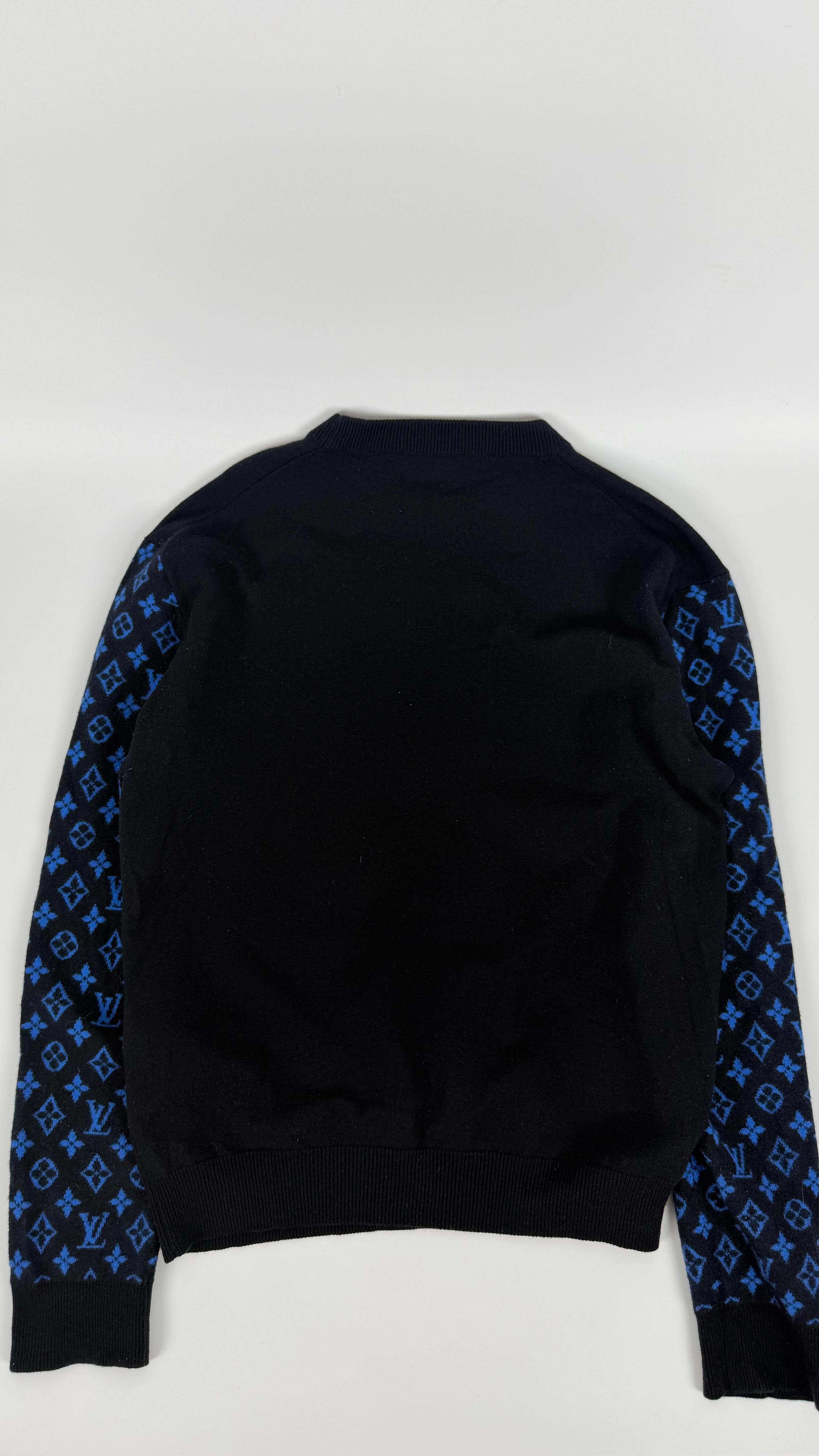 Louis Vuitton Cashmere Monogram Sweather Navy (S)