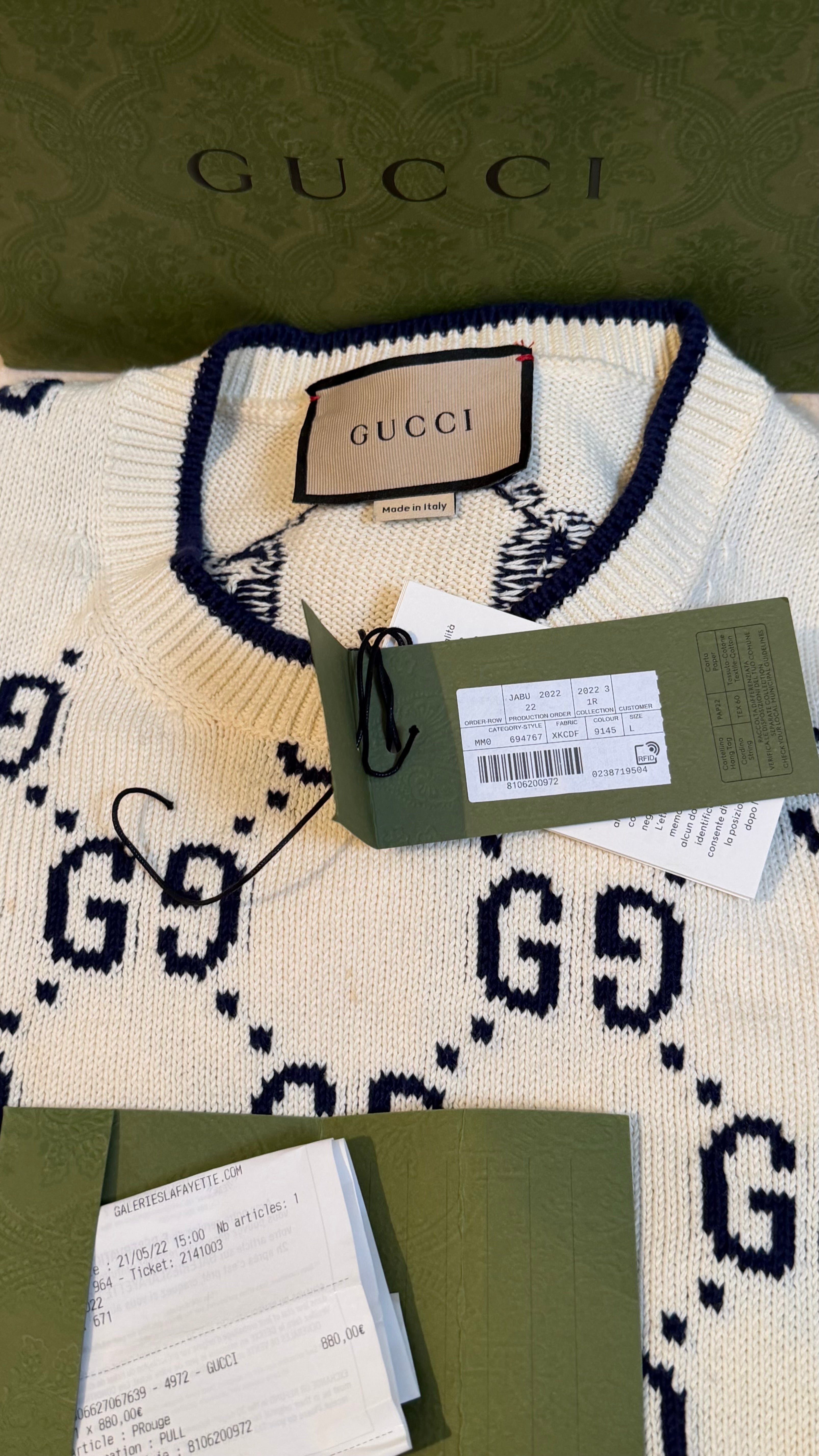 Gucci Monogram Sweather