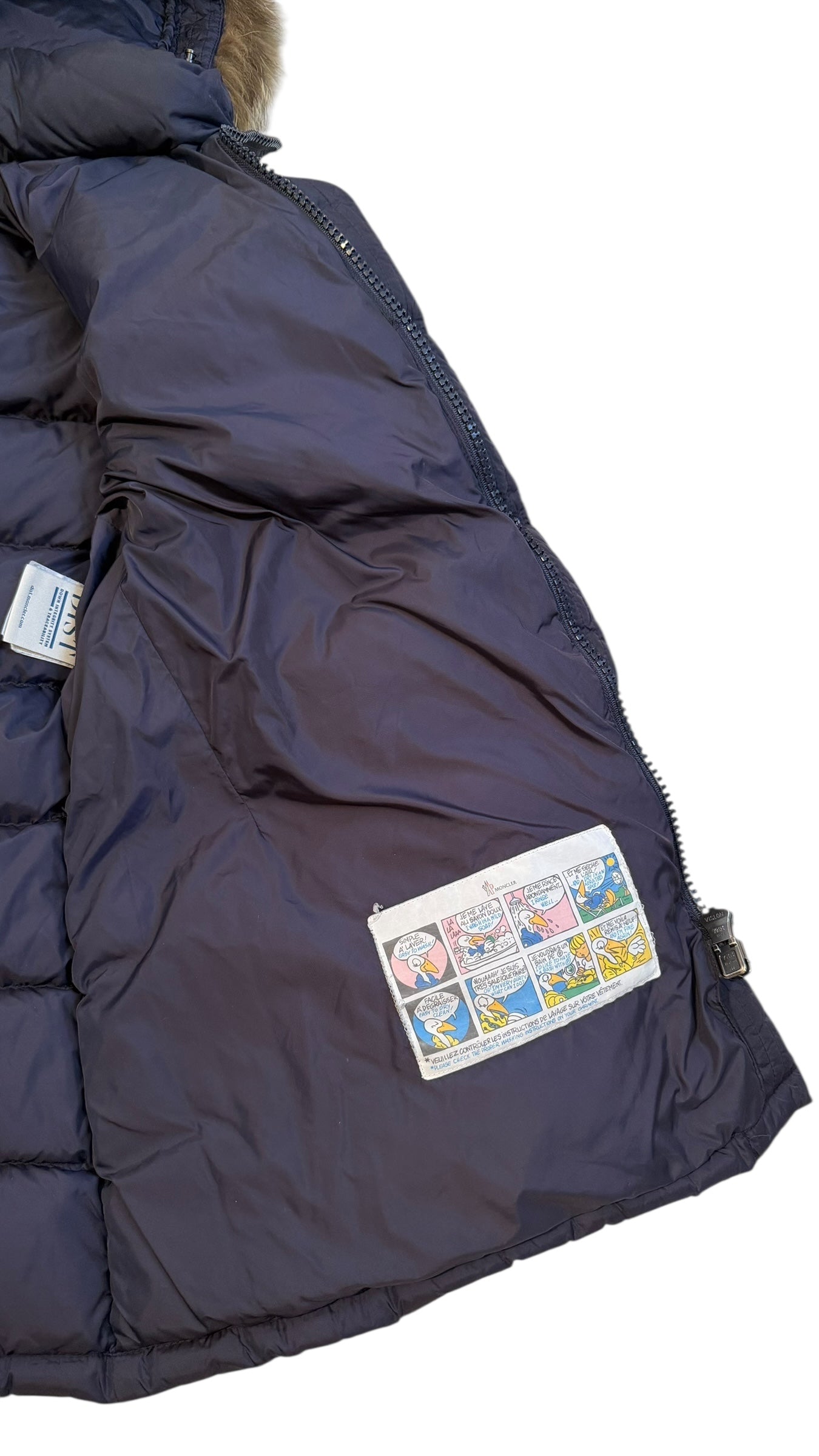 Moncler Cluny Parka Navy Blue