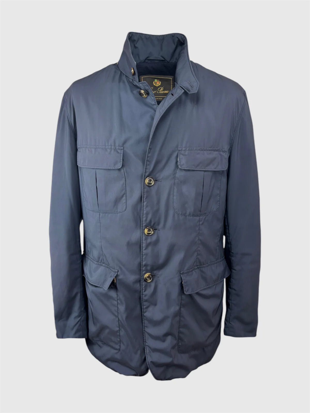 Loro Piana Cashmere Field Jacket Navy (M)