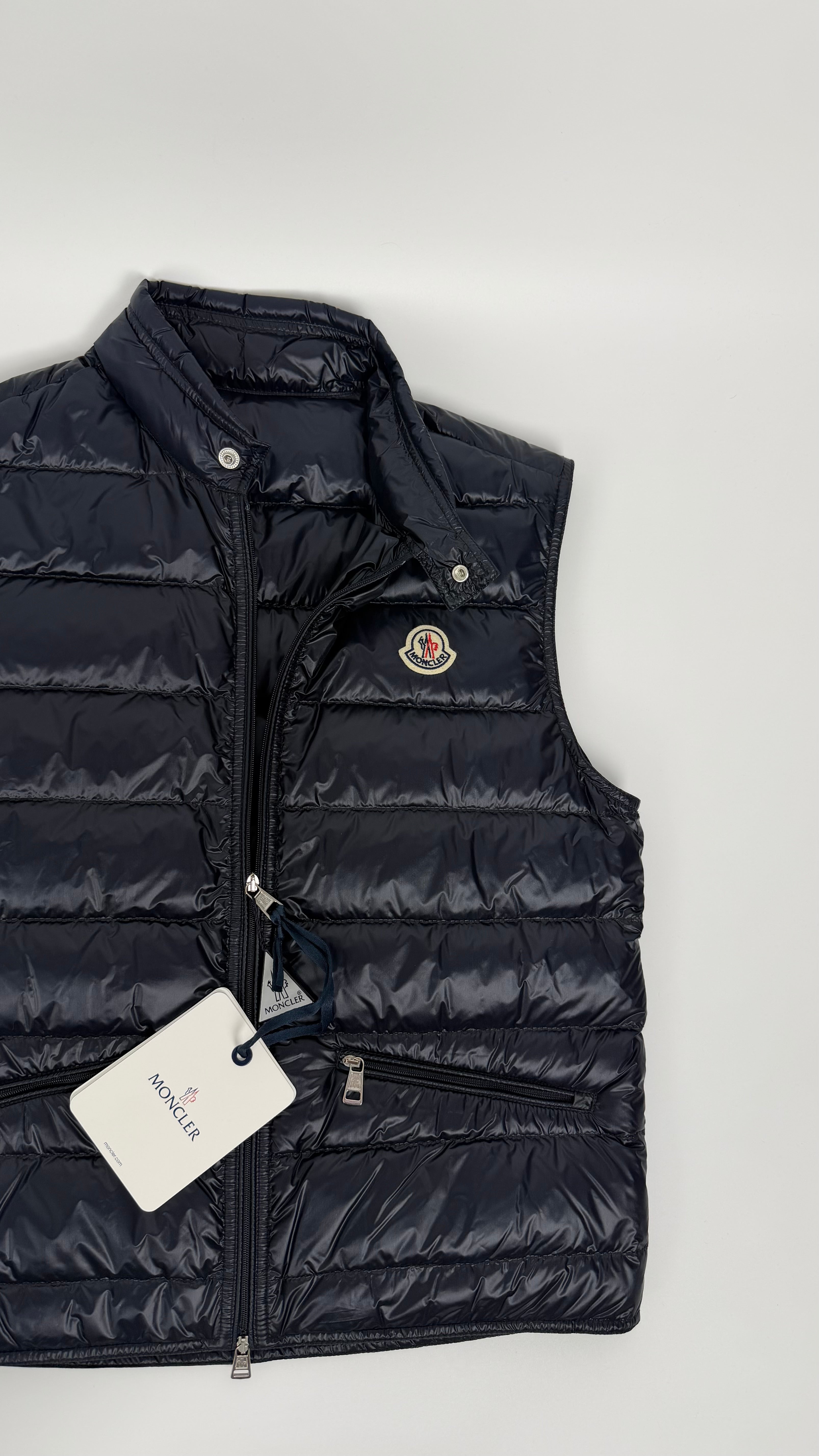 Moncler Gui Vest Navy Blue (S)