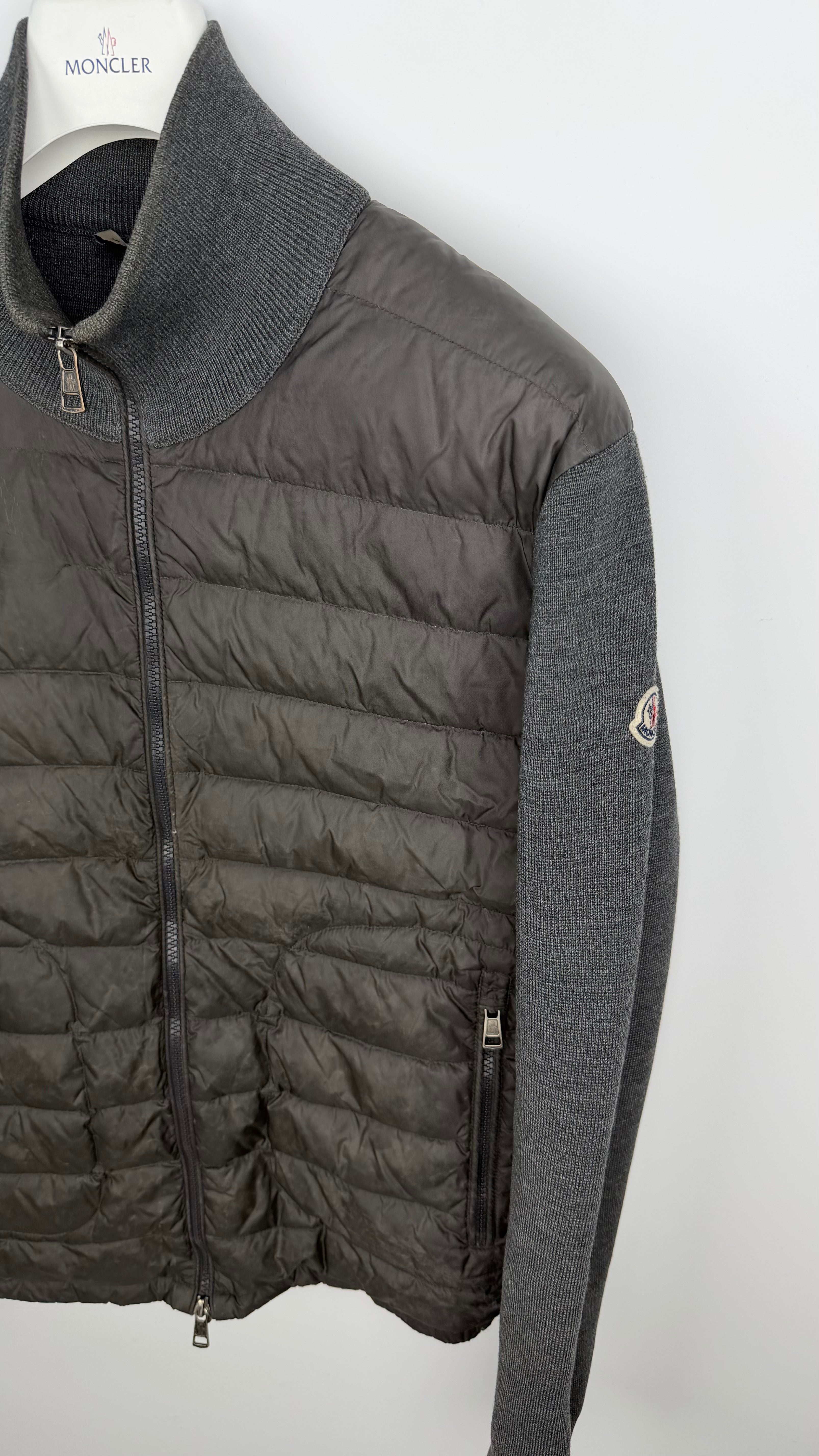 Moncler Tricot Cardigan Grey (L)
