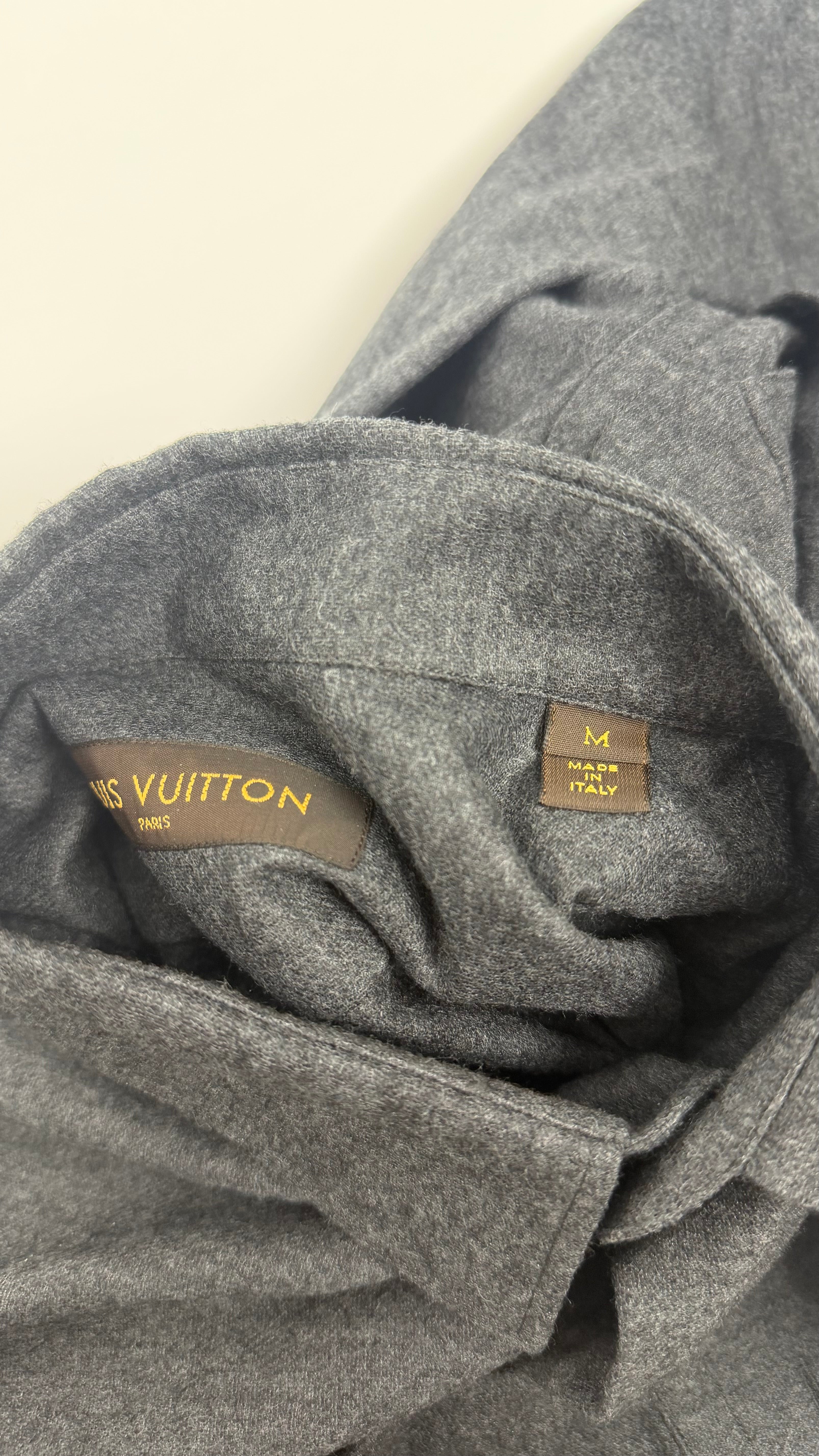 Louis Vuitton Wool Shirt Grey (M)