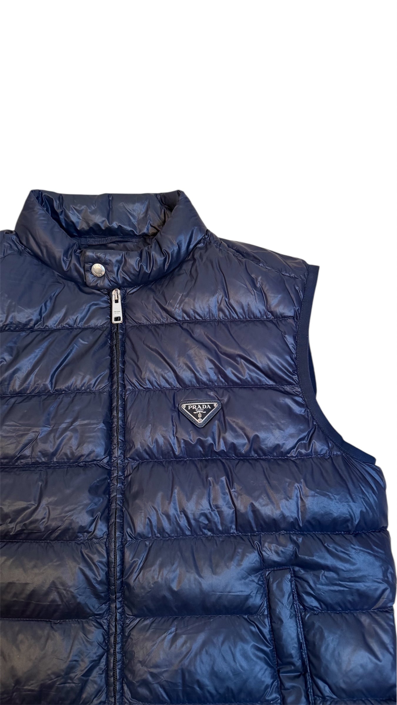 Prada Vest Navy Blue