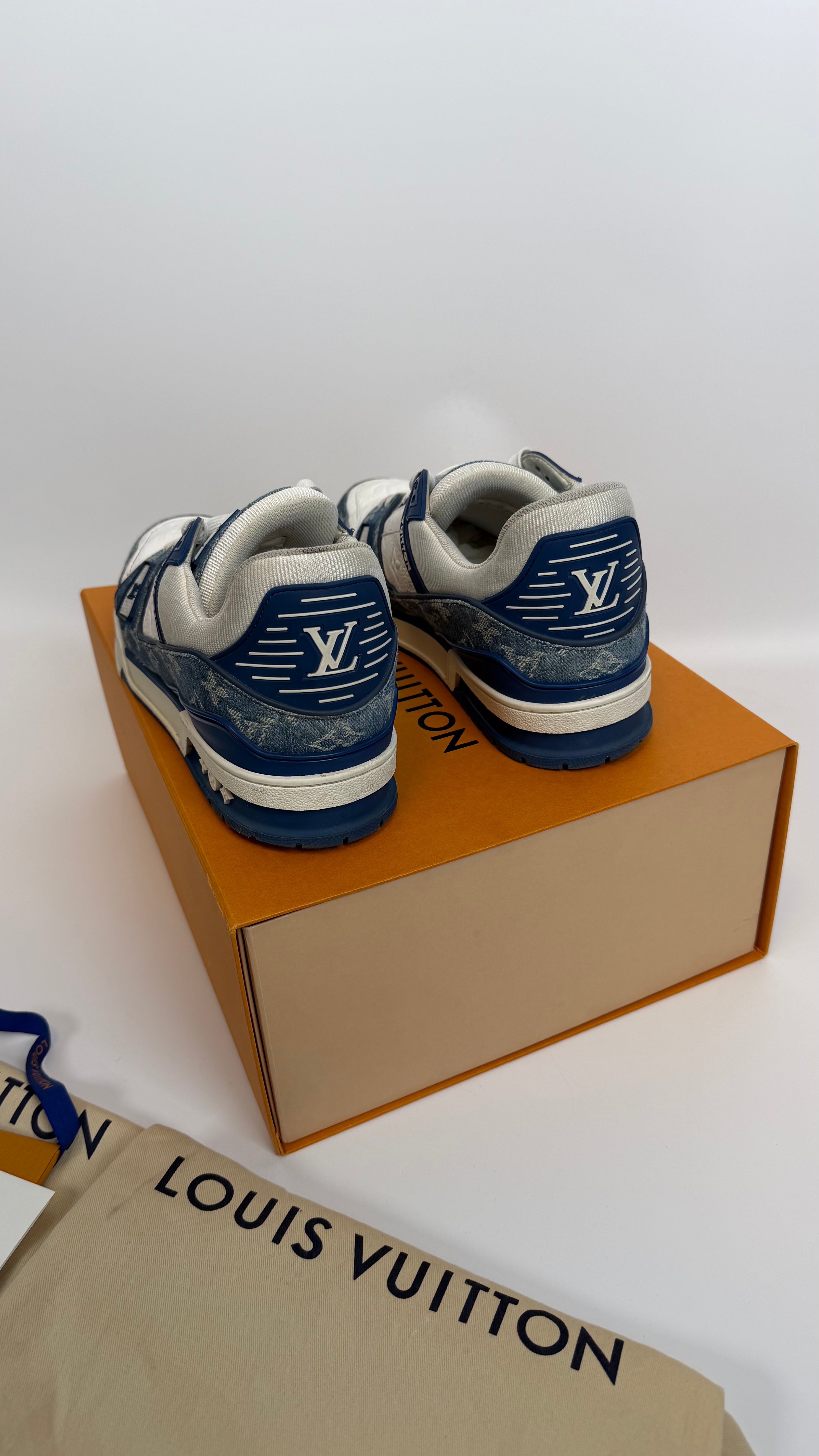 Louis Vuitton Denim Trainers (43)