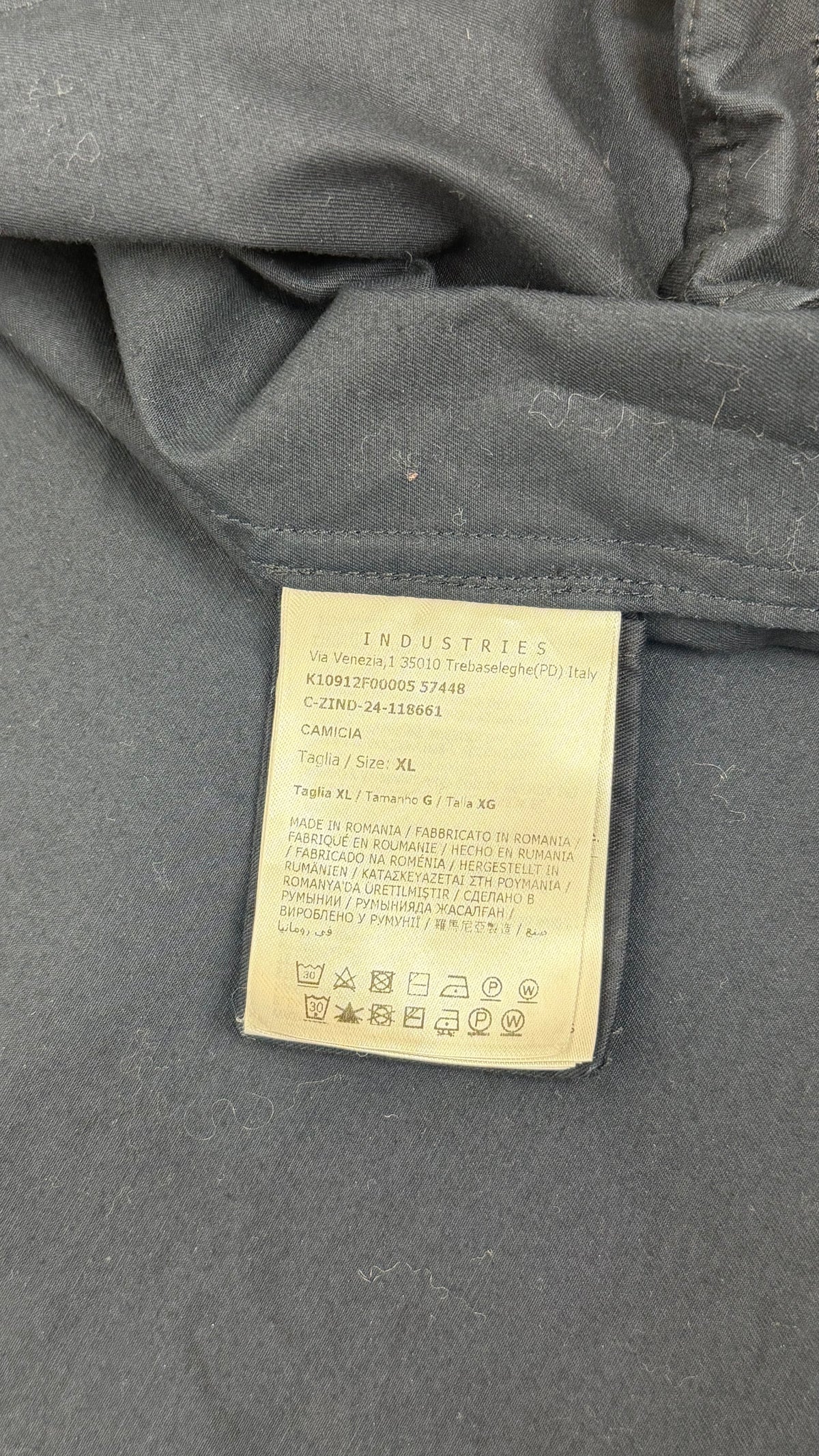 Moncler Overshirt Navy Blue / XL