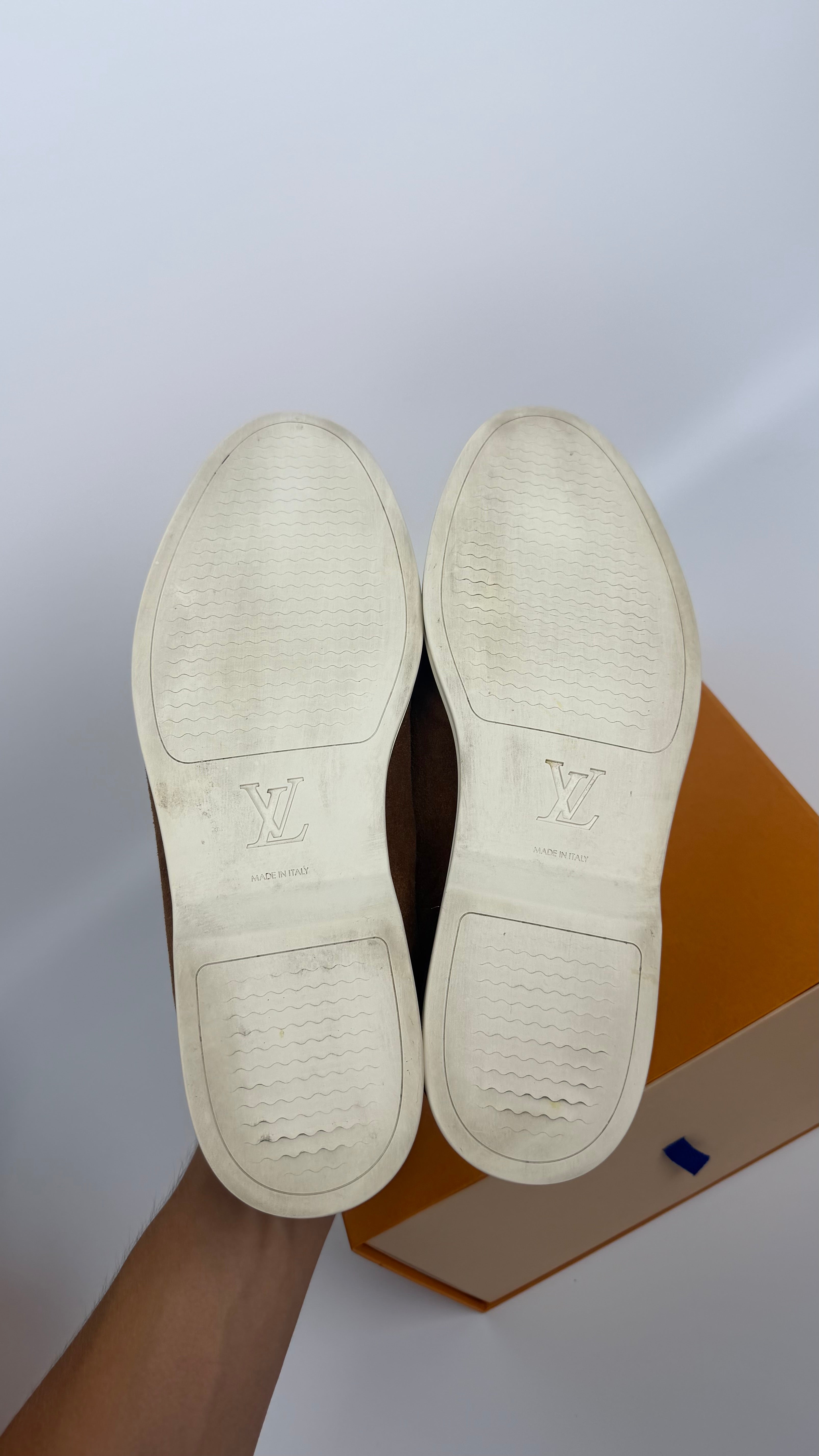 Louis Vuitton Dress Loafers Mocka Brown (43)