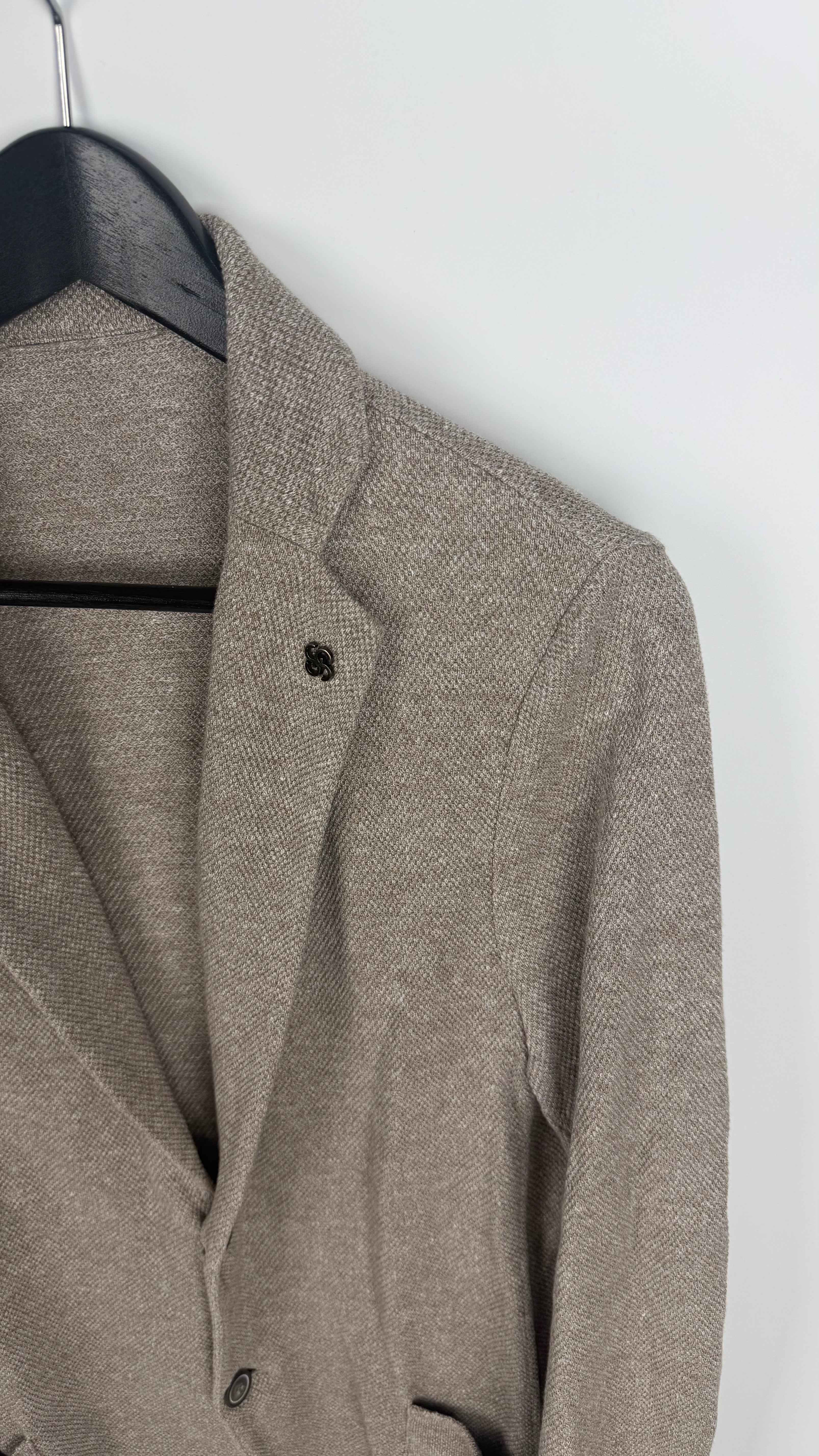 Gran Sasso Blazer Knitted Sand (48)