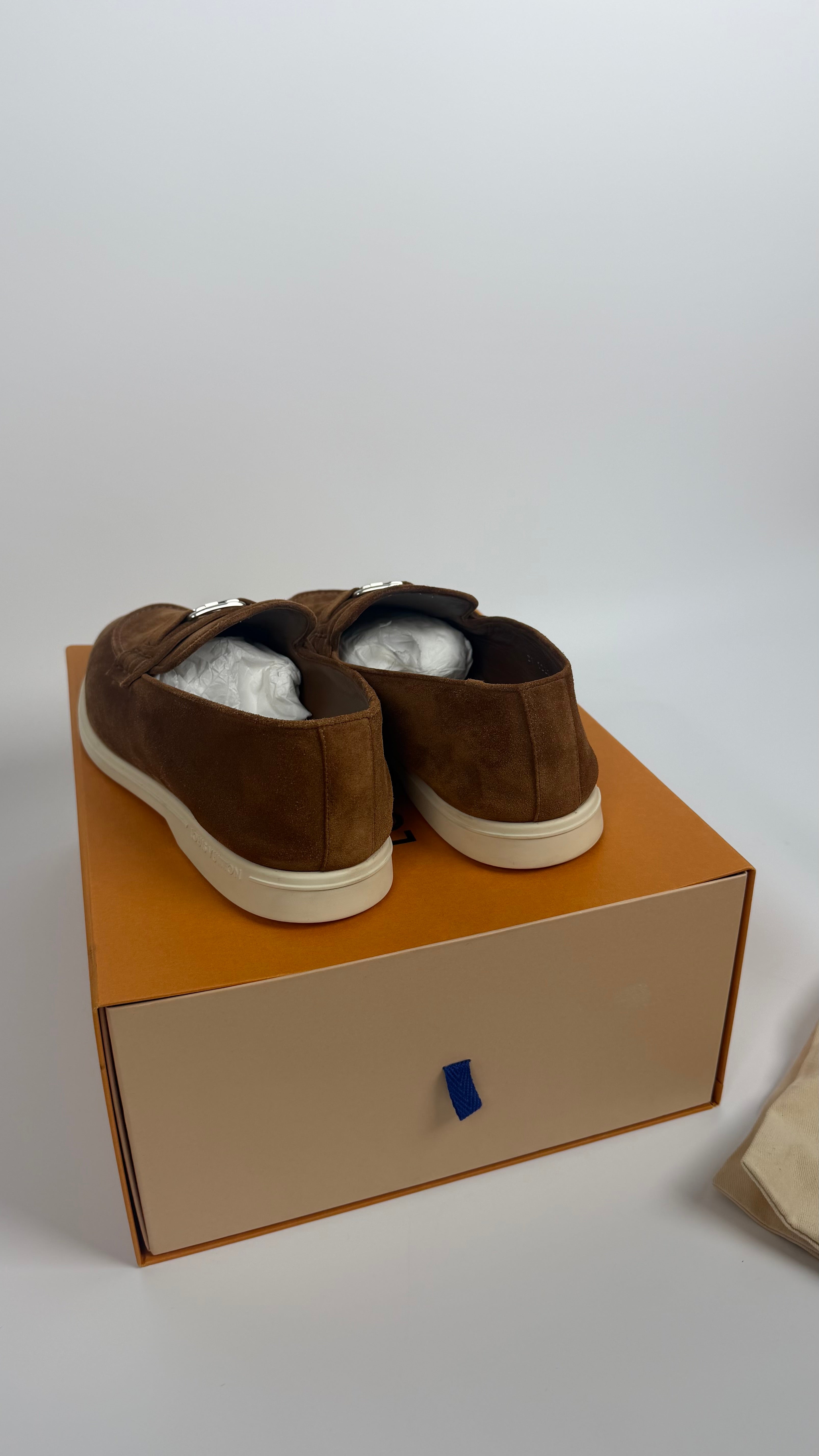 Louis Vuitton Dress Loafers Mocka Brown (43)
