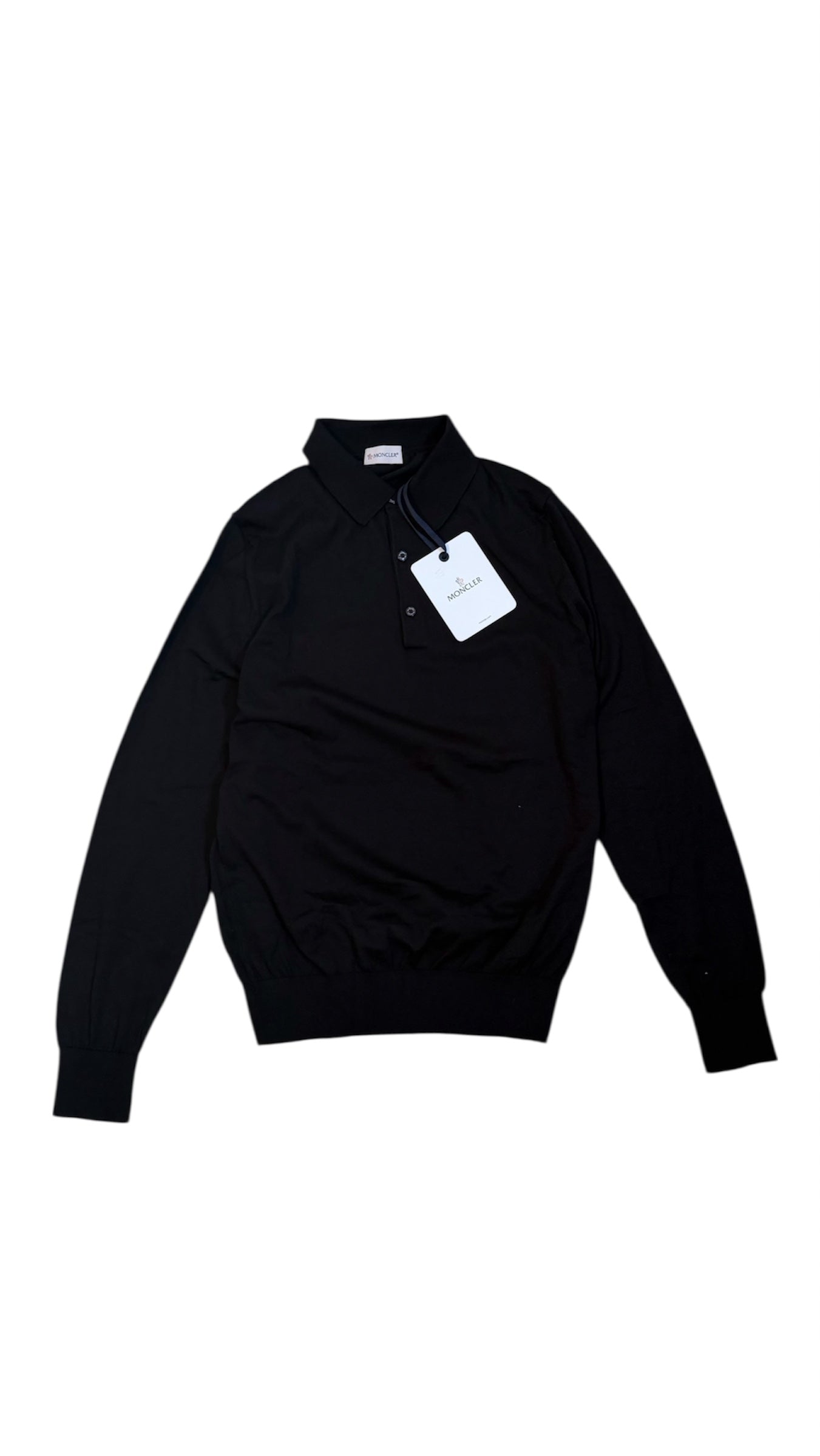 Moncler Polo Longsleve Black