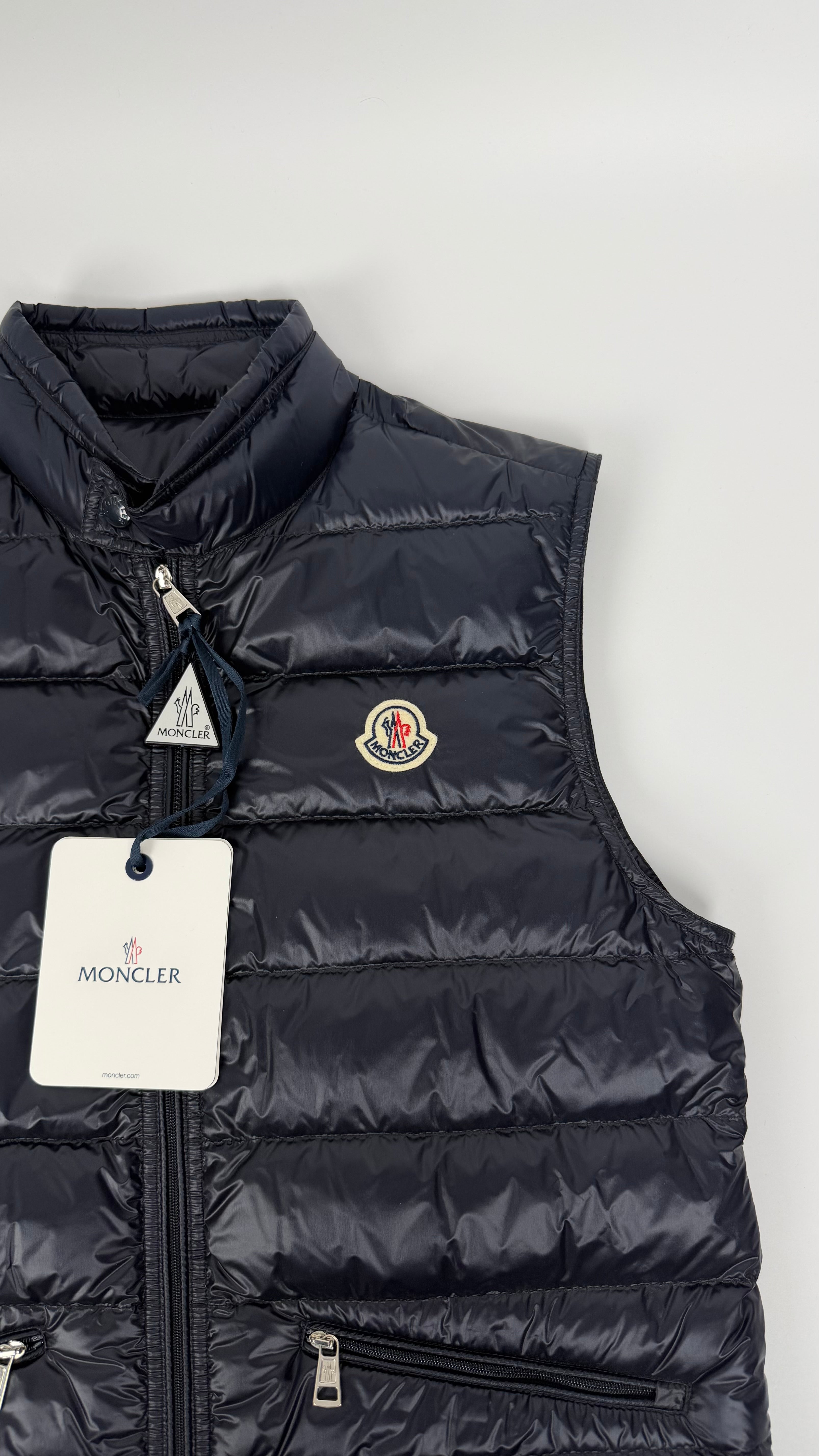 Moncler Gui Vest Navy Blue (S)