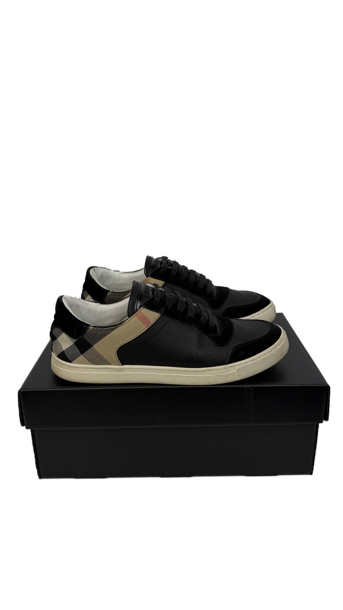 Burberry Checked Monogram Sneakers / 42