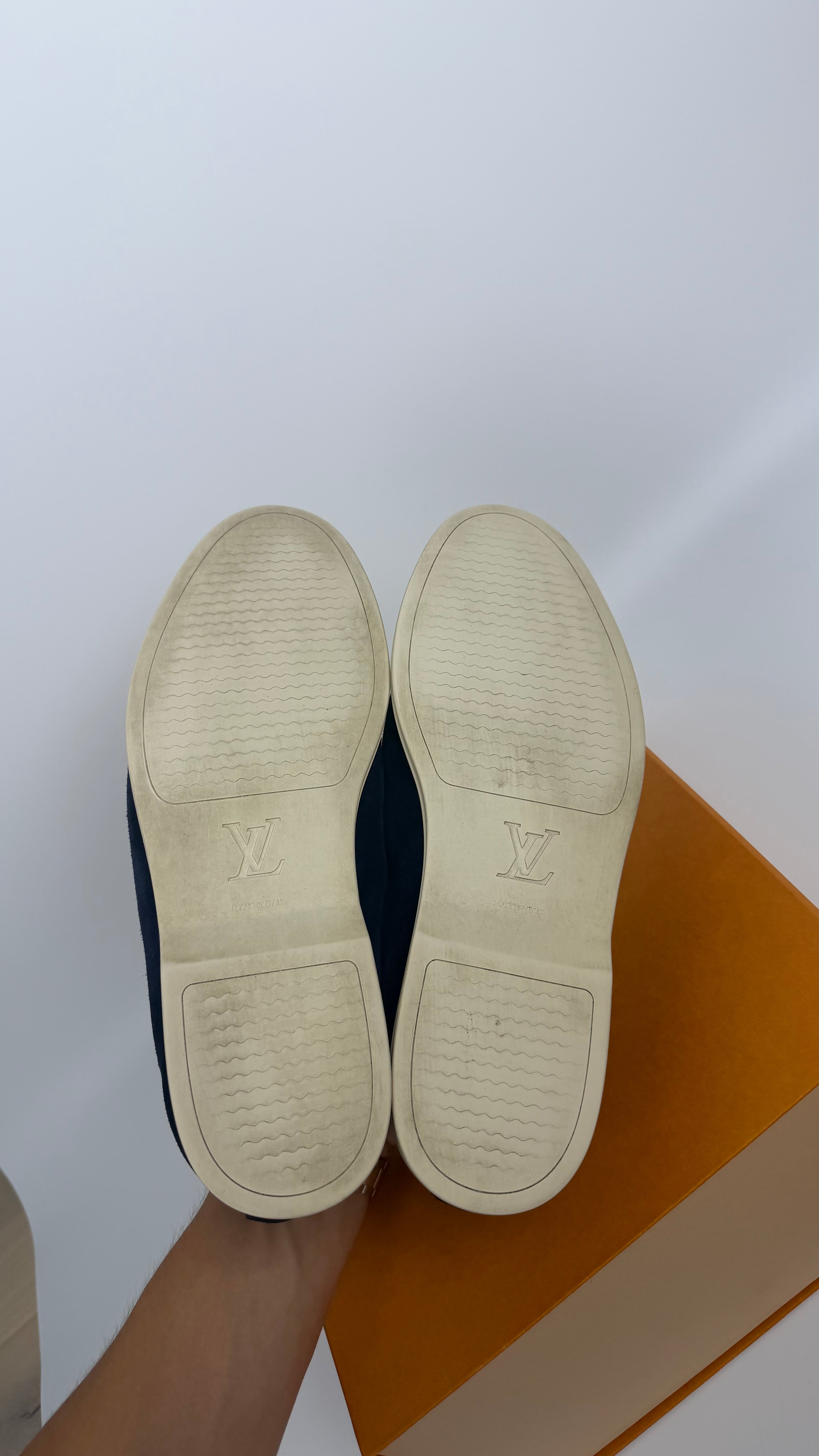 Louis Vuitton Dress Loafers Mocka Navy (43)