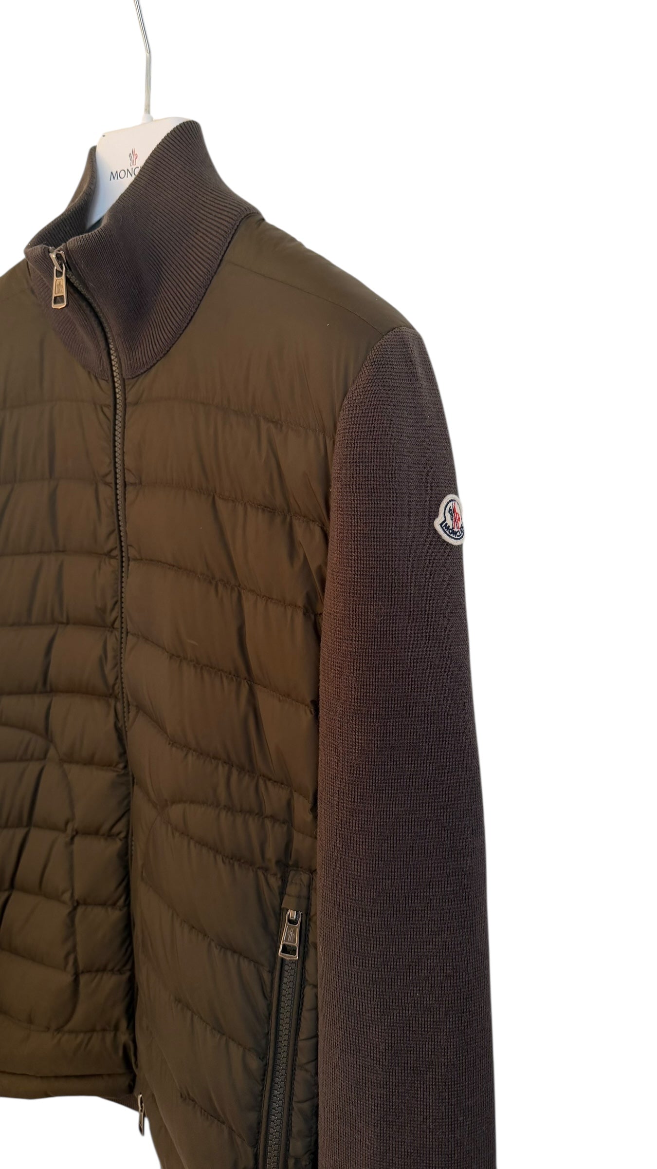 Moncler Cardigan Tricot Khaki