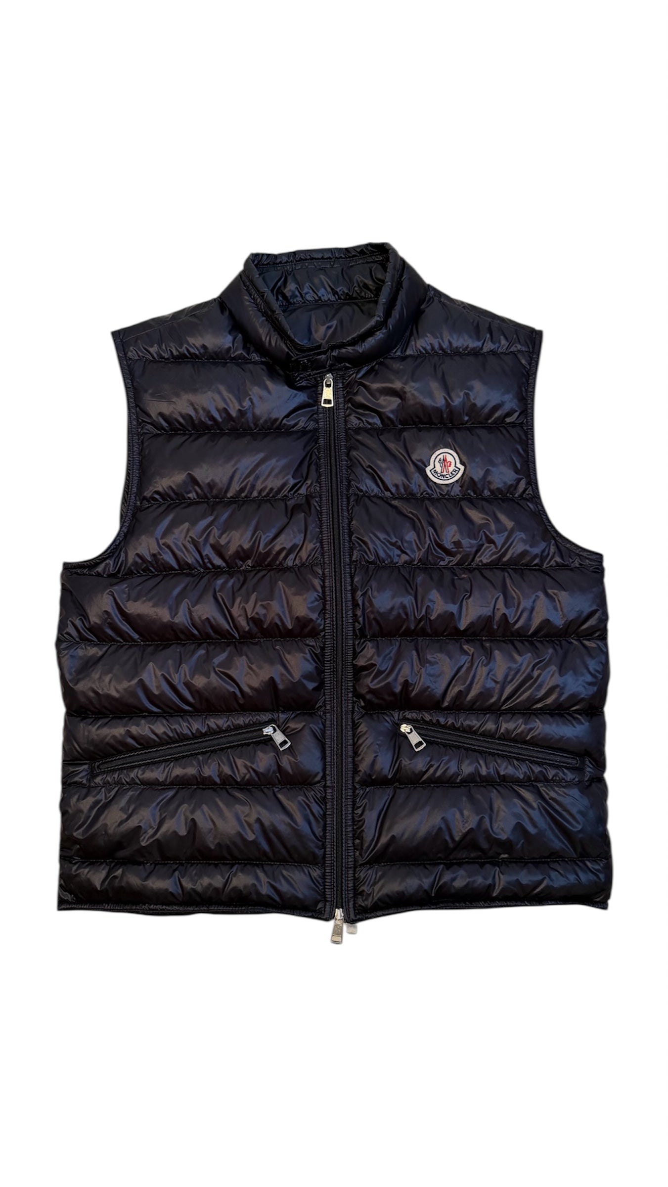 Moncler Gui Vest Navy Blue
