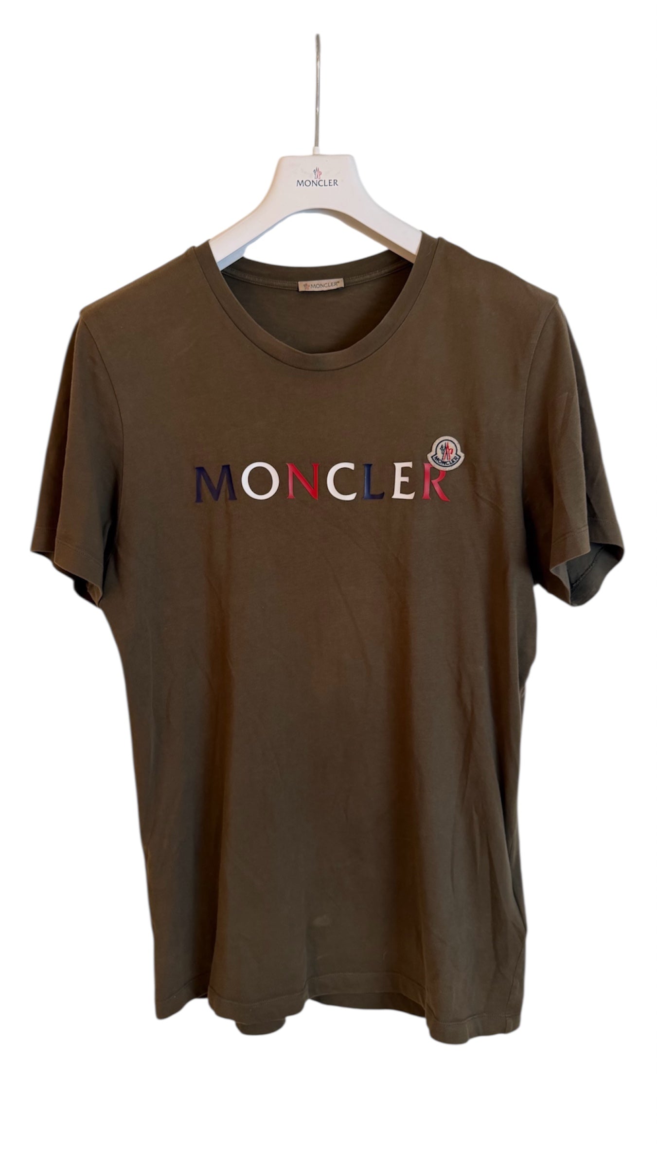Moncler T-Shirt Khaki Green