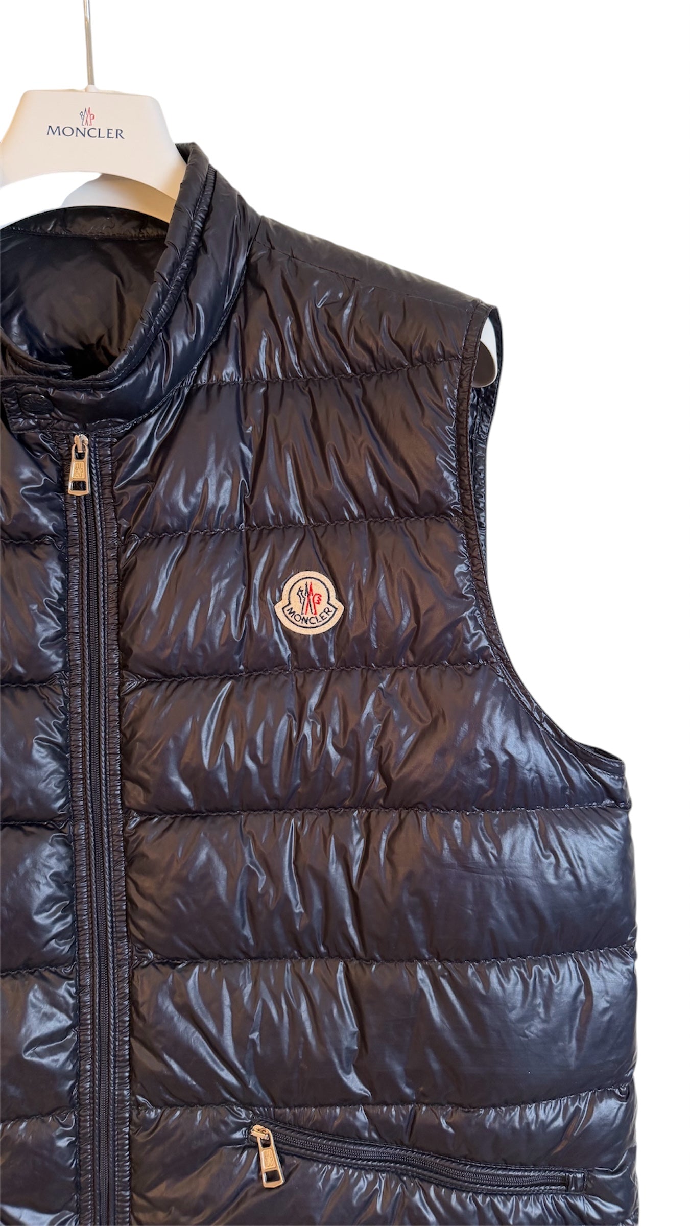Moncler Gui Vest Navy